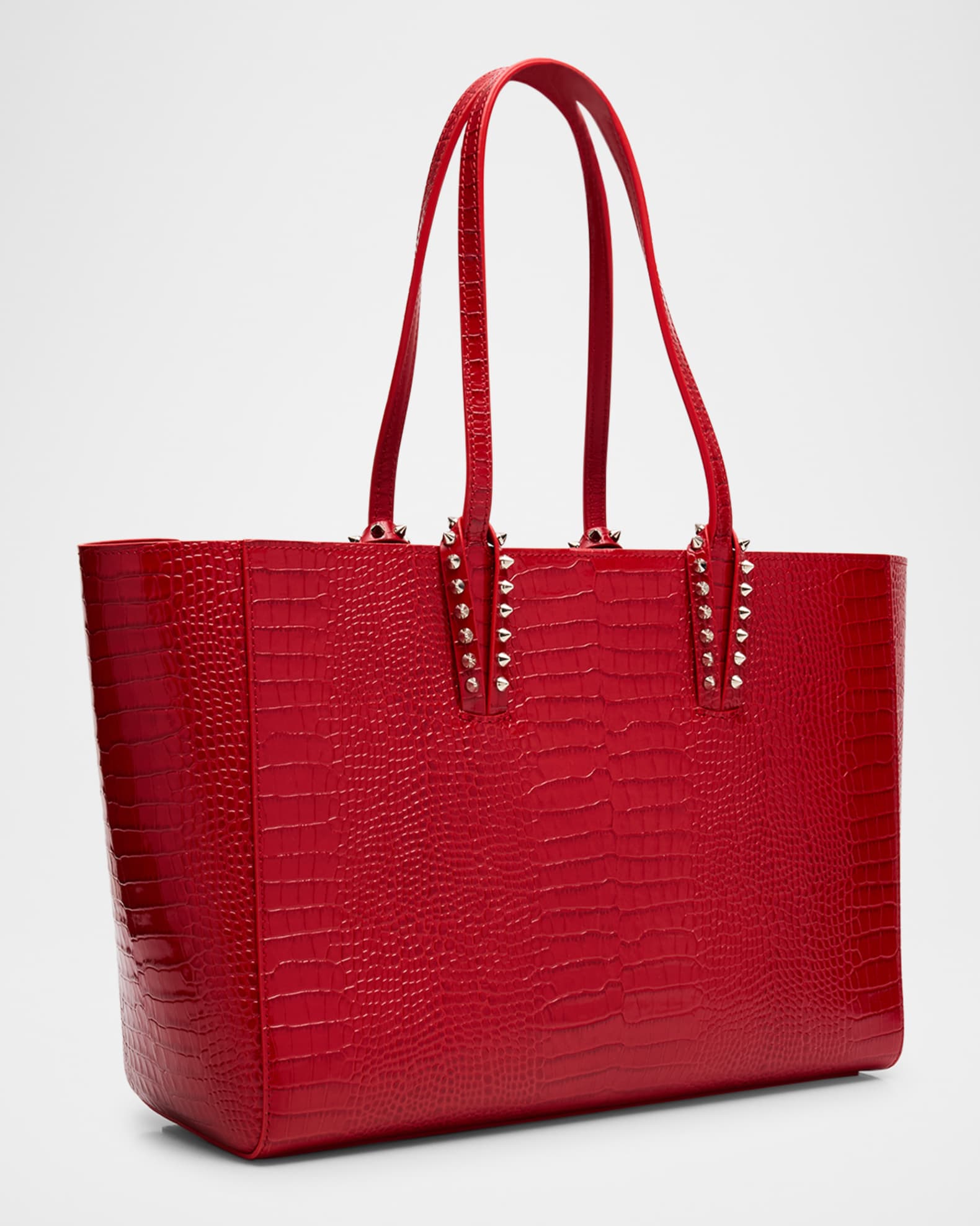 Christian Louboutin Cabata Mini Tote Bag in Leather with