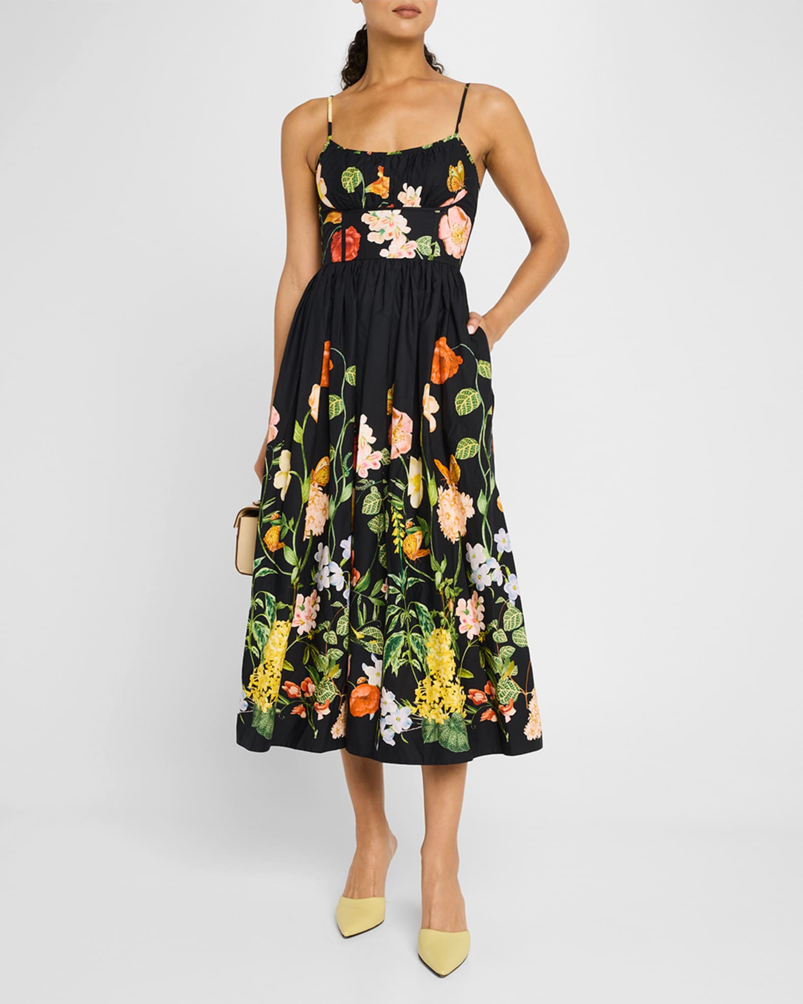 Alba Floral Midi Dress