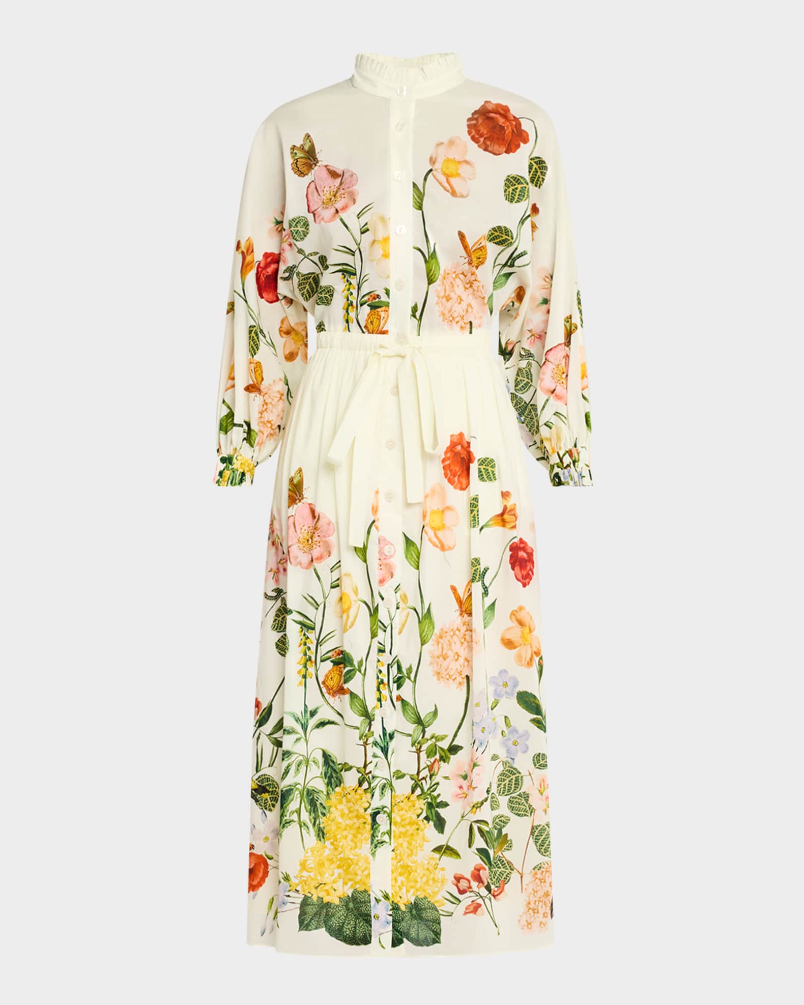 Louis Floral Shirtdress 0