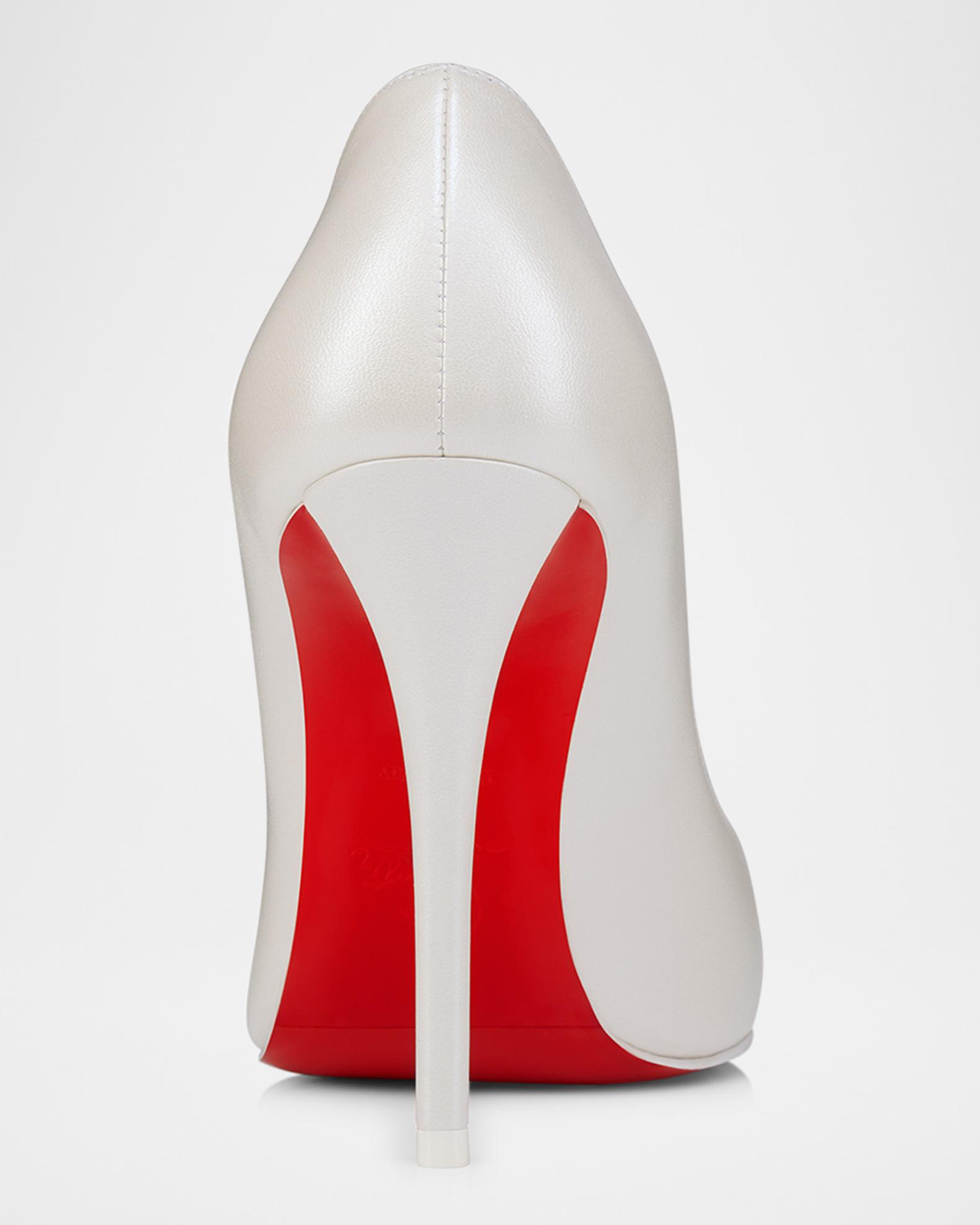 Christian Louboutin 100mm Miss Z Leather Pumps | Neiman Marcus