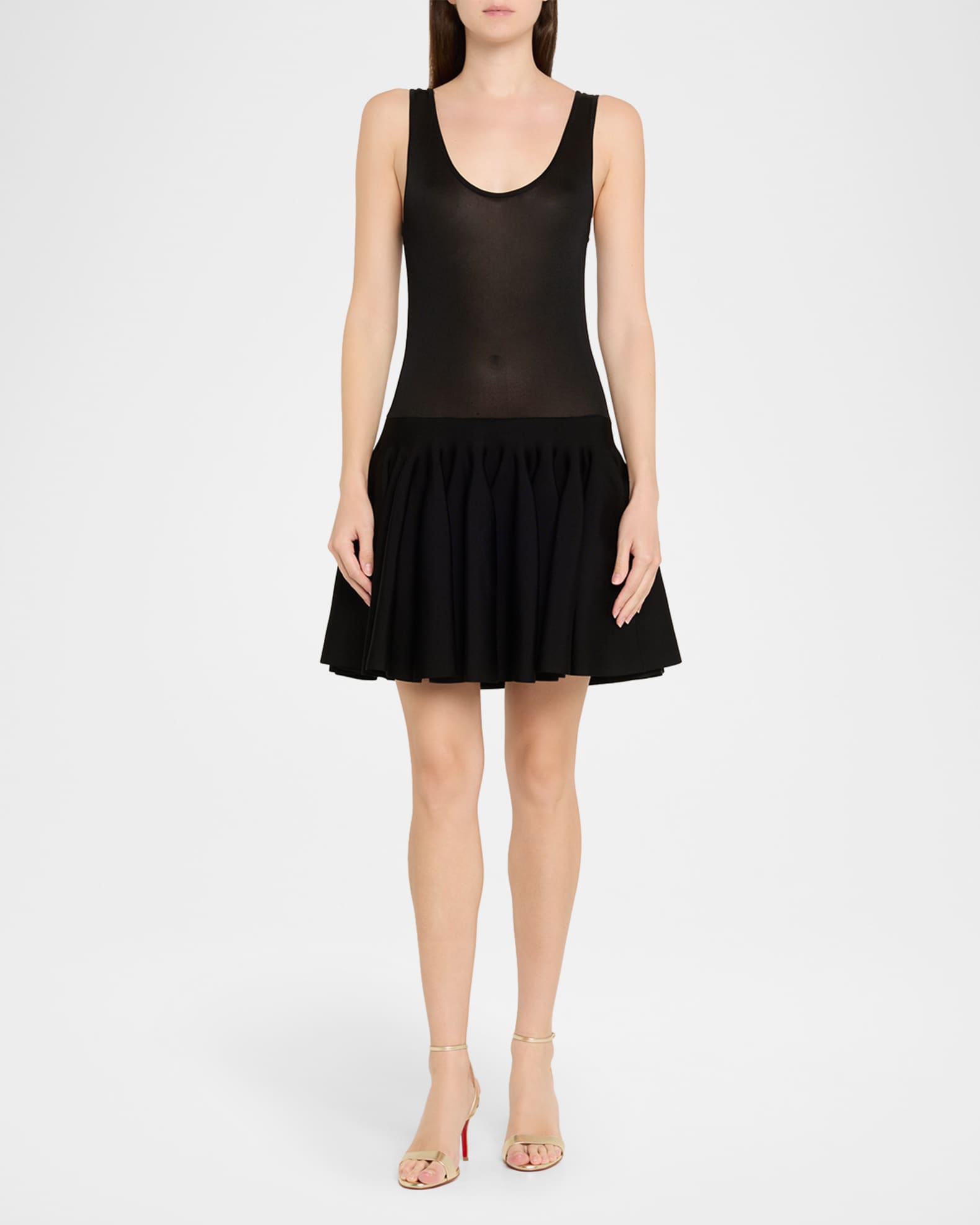 Miss Z Metallic Leather Red Sole Sandals