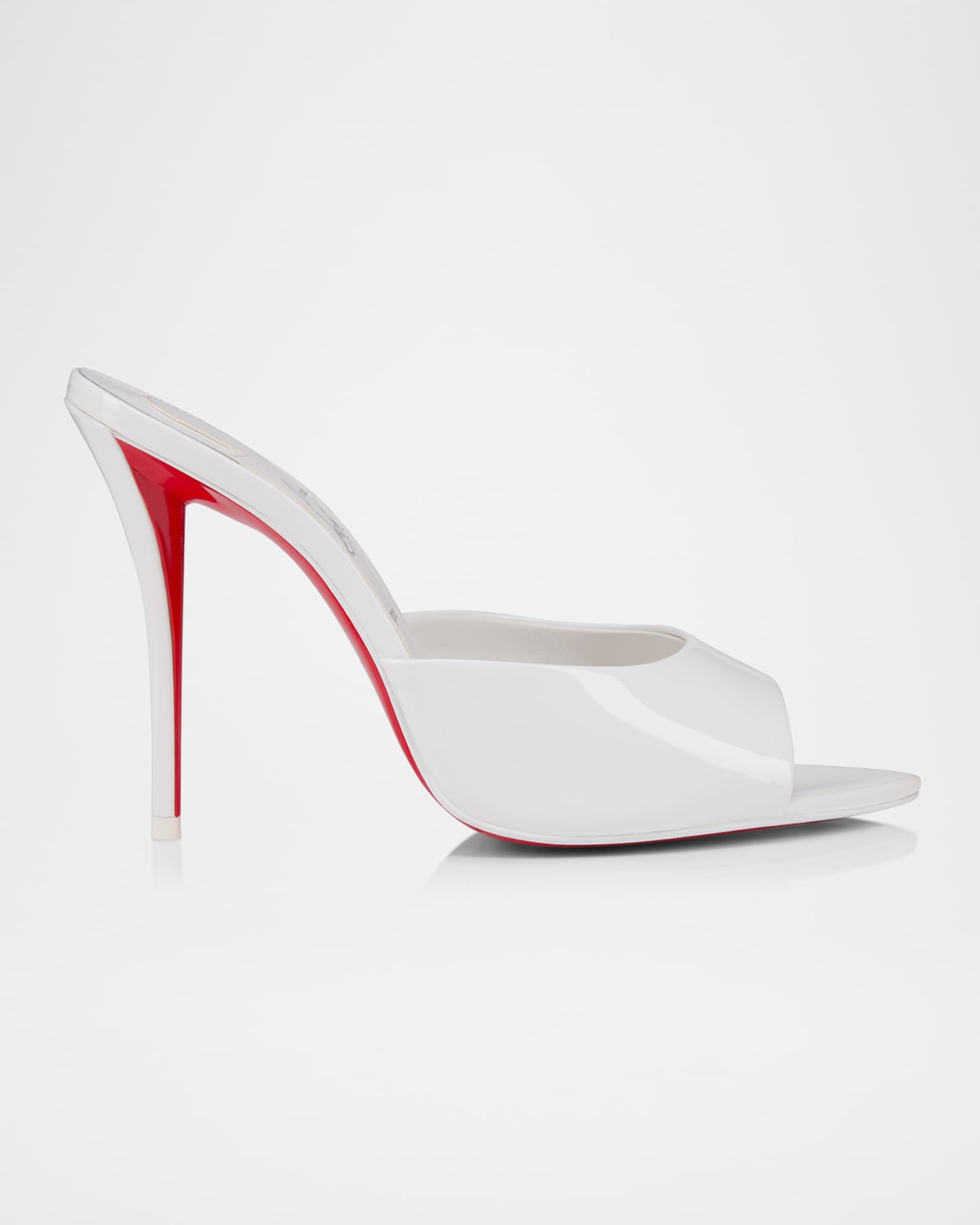【お試し価格！】 Christian Louboutin Sandals Mule Sole Red Leather Z Miss リュック/バックパック