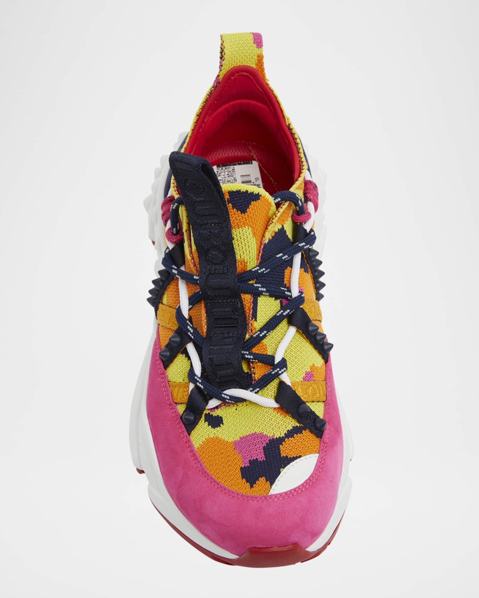 Christian Louboutin Trailrun Donna Multi Red Sole Sneakers