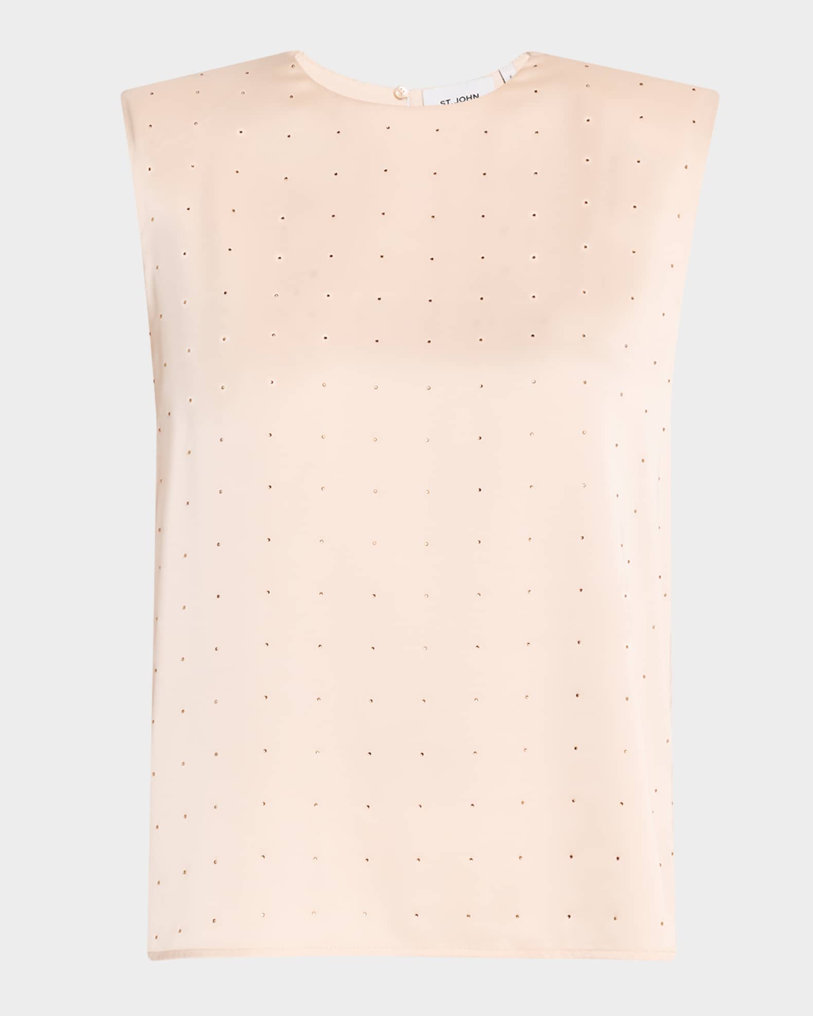 Crystal Embellished Jersey Top 0