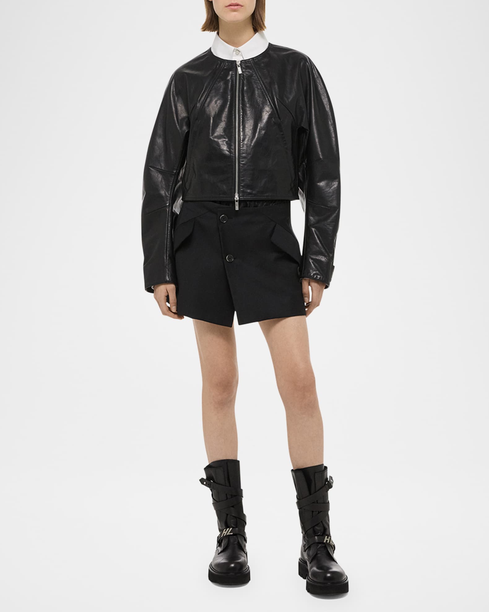 Articulated Leather Jacket  1