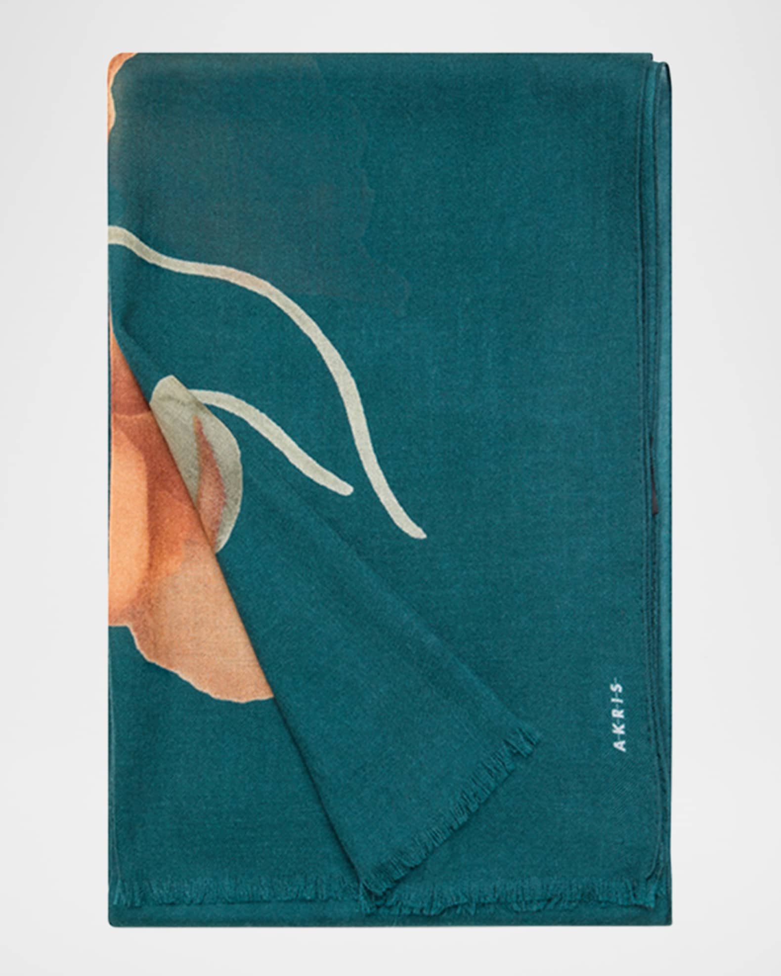 Printed Cashmere Scarf 1