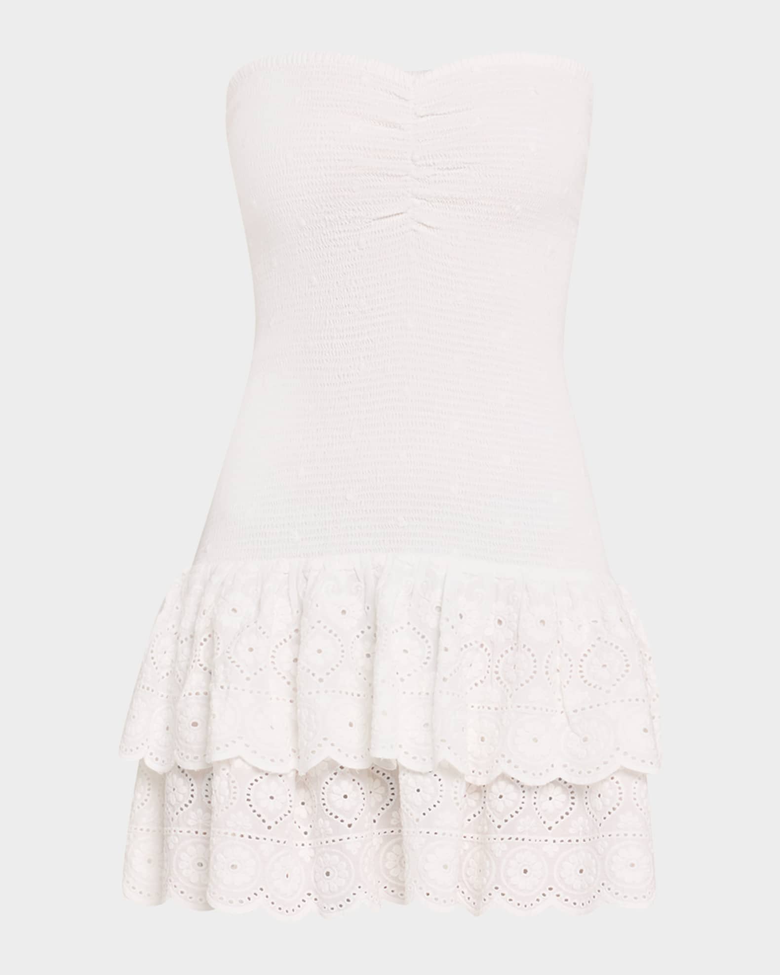 Marie Ruffle Mini Dress 0