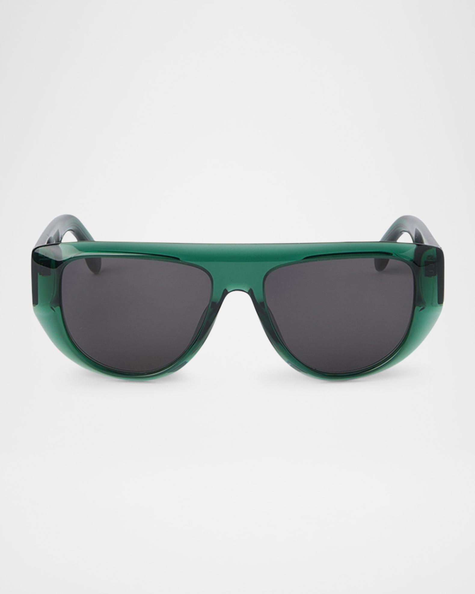 Palm Angels Logo Shield Sunglasses Palm Angels Milford Sunglasses 1007 Black - eye-oo.com main image 4