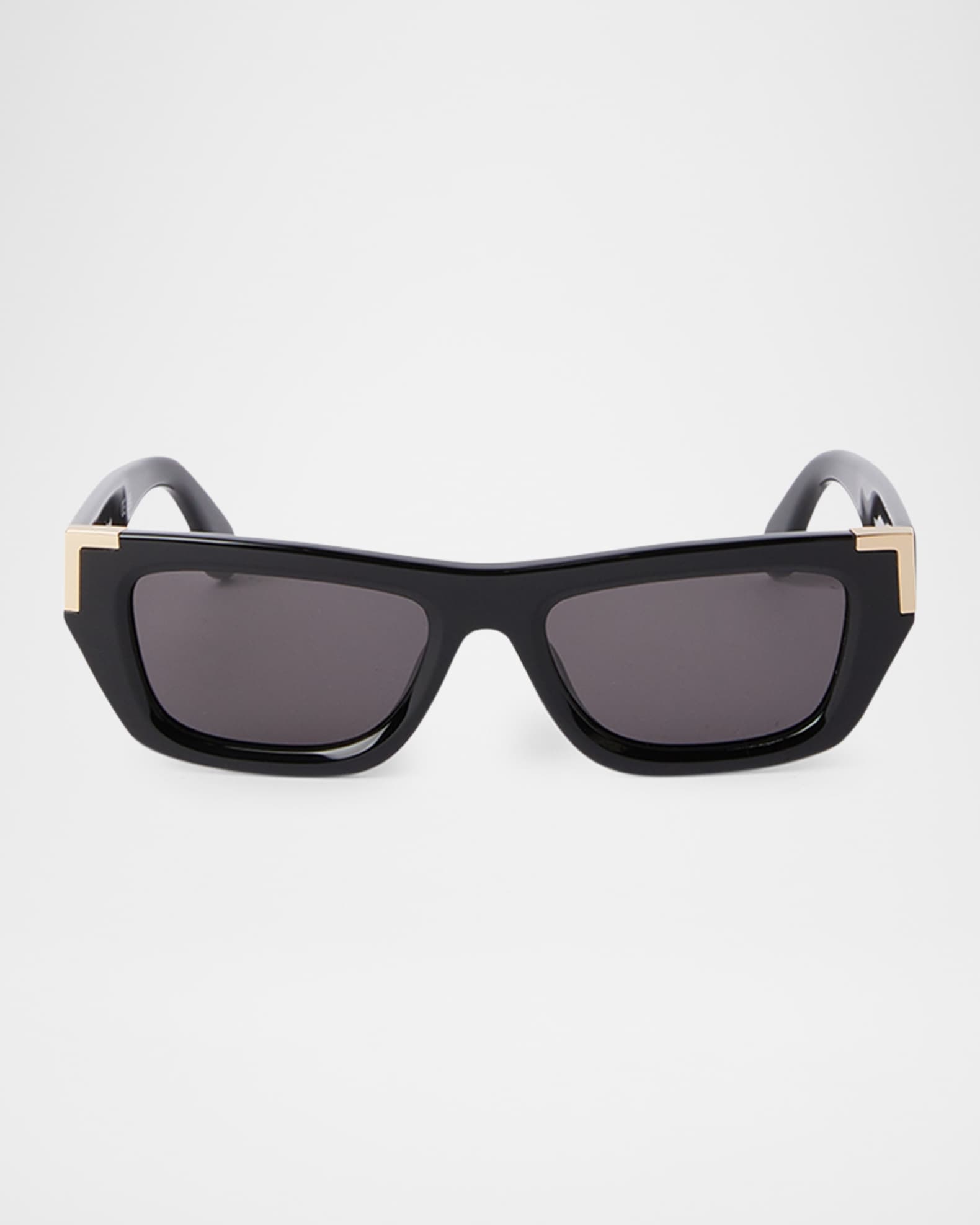 PALM ANGELS スクエアフレムサンクラス PERI025S23PLA001 1076 Palm Angels Men's Angel Acetate and Metal Rectangle