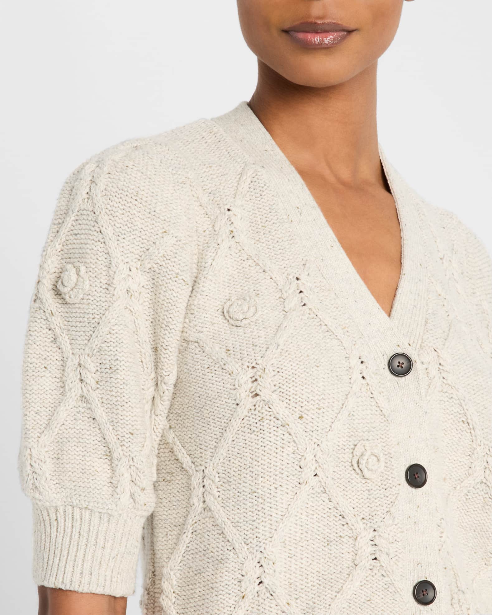 Isla Crochet Floral Cardigan