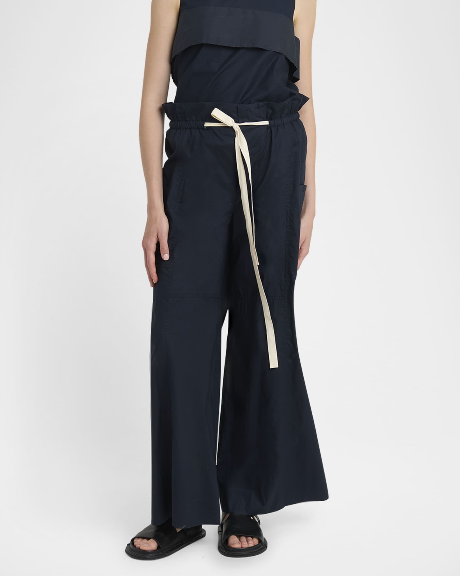 PAPERBAG WAIST WIDE LEG PANT TRUE ROMANCE