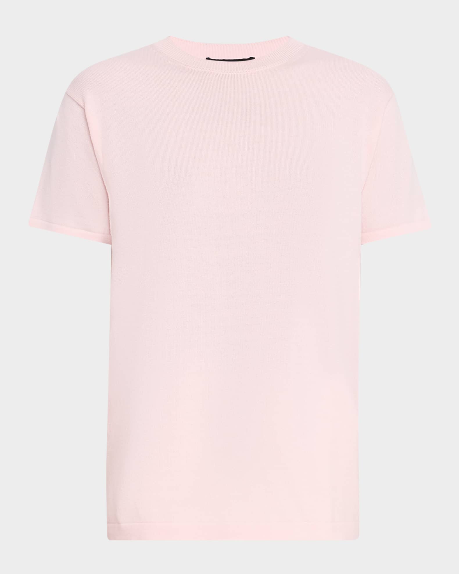 Short-Sleeve Cashmere Crewneck Sweater 0