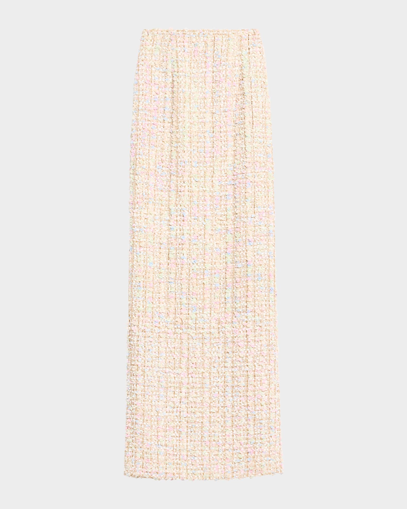 Tweed Maxi Skirt 0