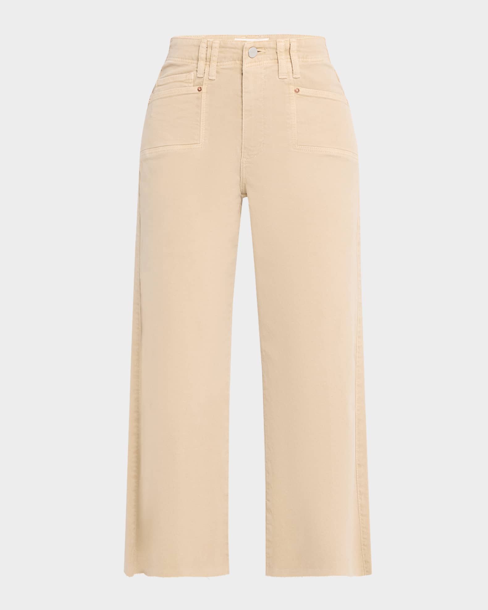 Anessa Raw Hem Jeans with Set-In Pockets