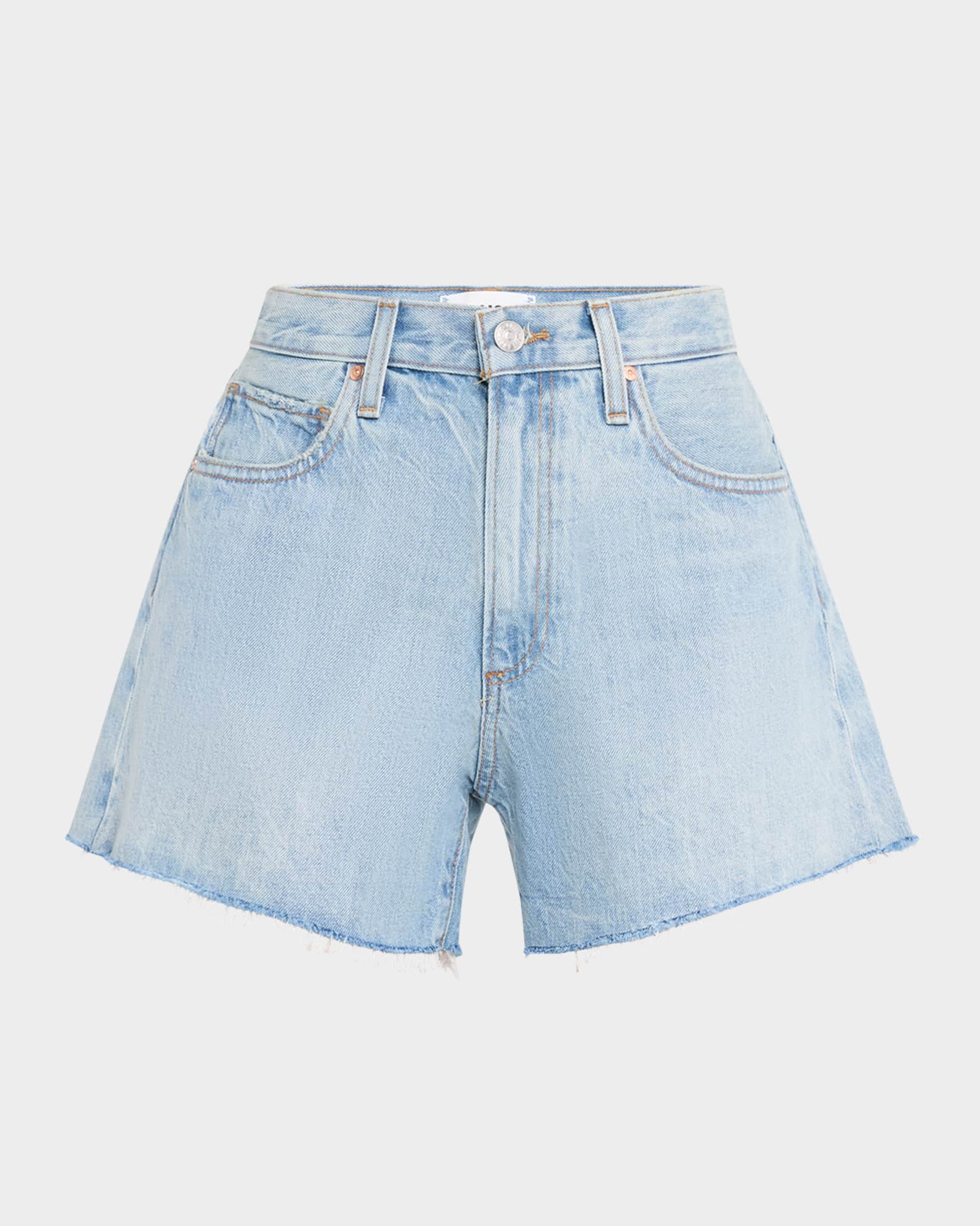 Archie Cut-Off Denim Shorts 0