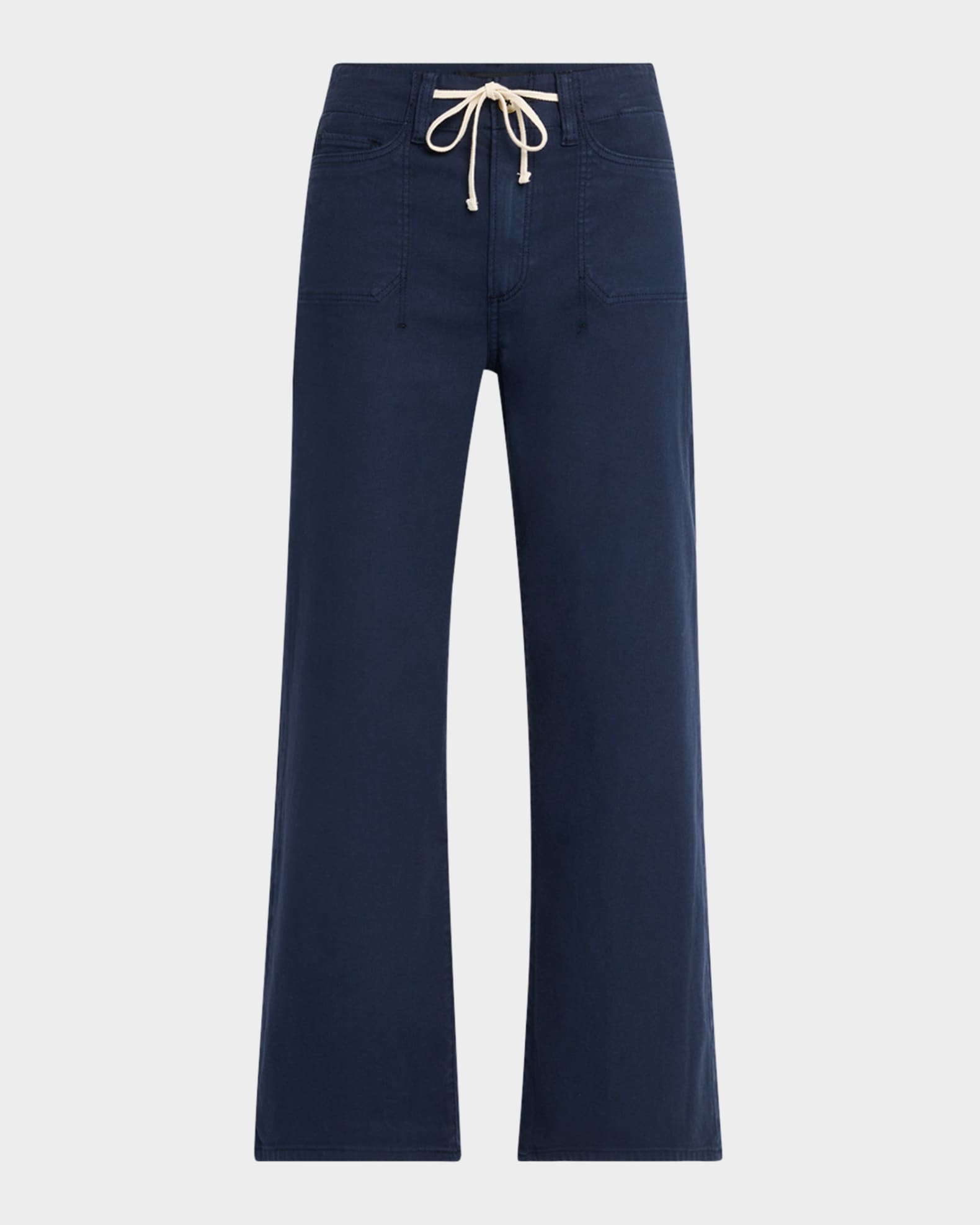 Ari Wide-Leg Tie-Waist Utility Pants 0