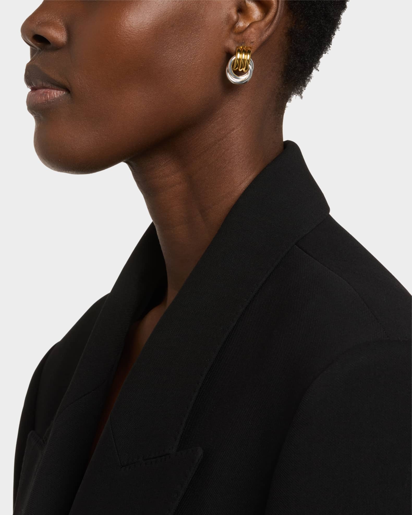 Two-Tone Double Knot Earrings