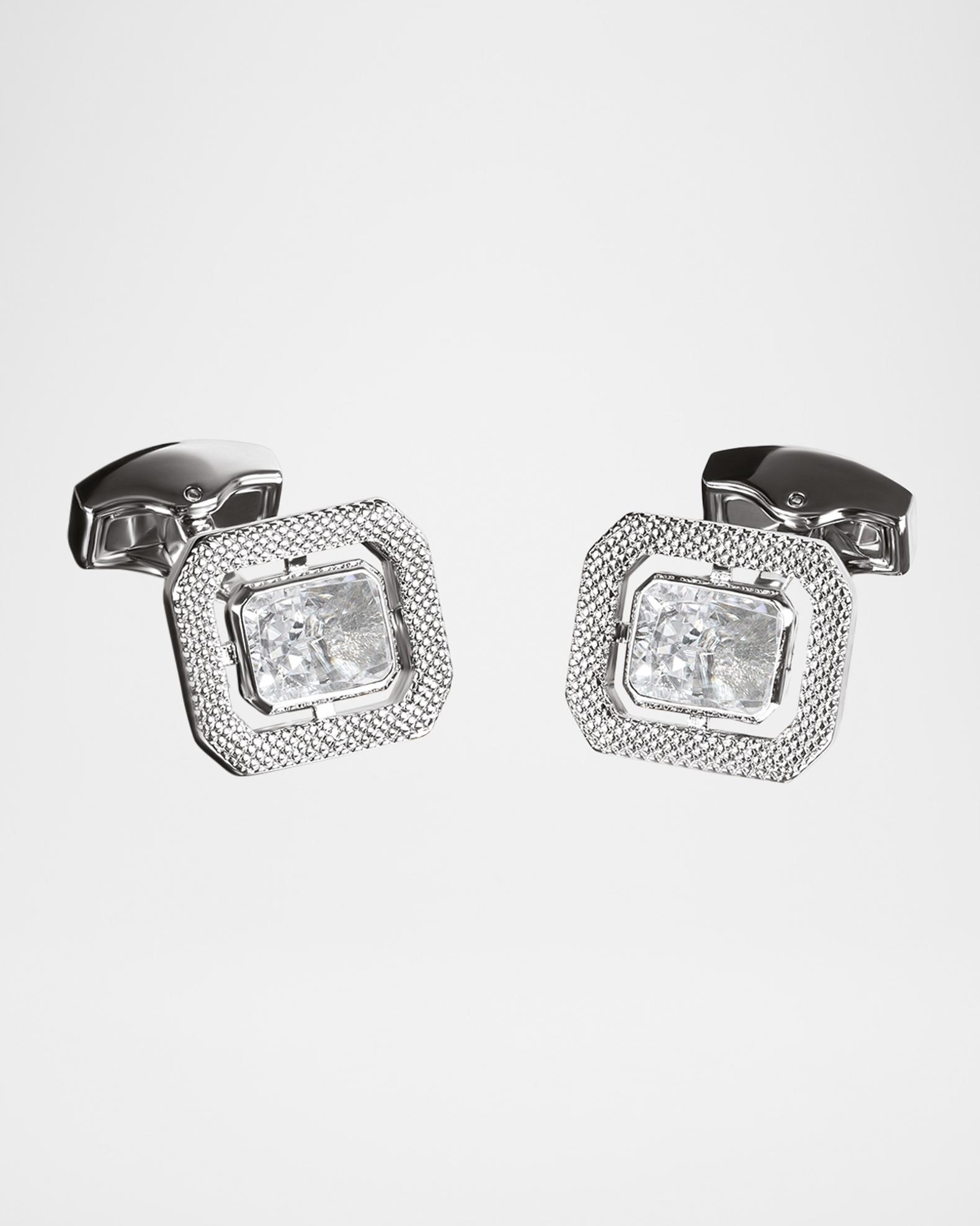 Tateossian Men's Rectangle Cubic Zirconia Cufflinks | Neiman Marcus