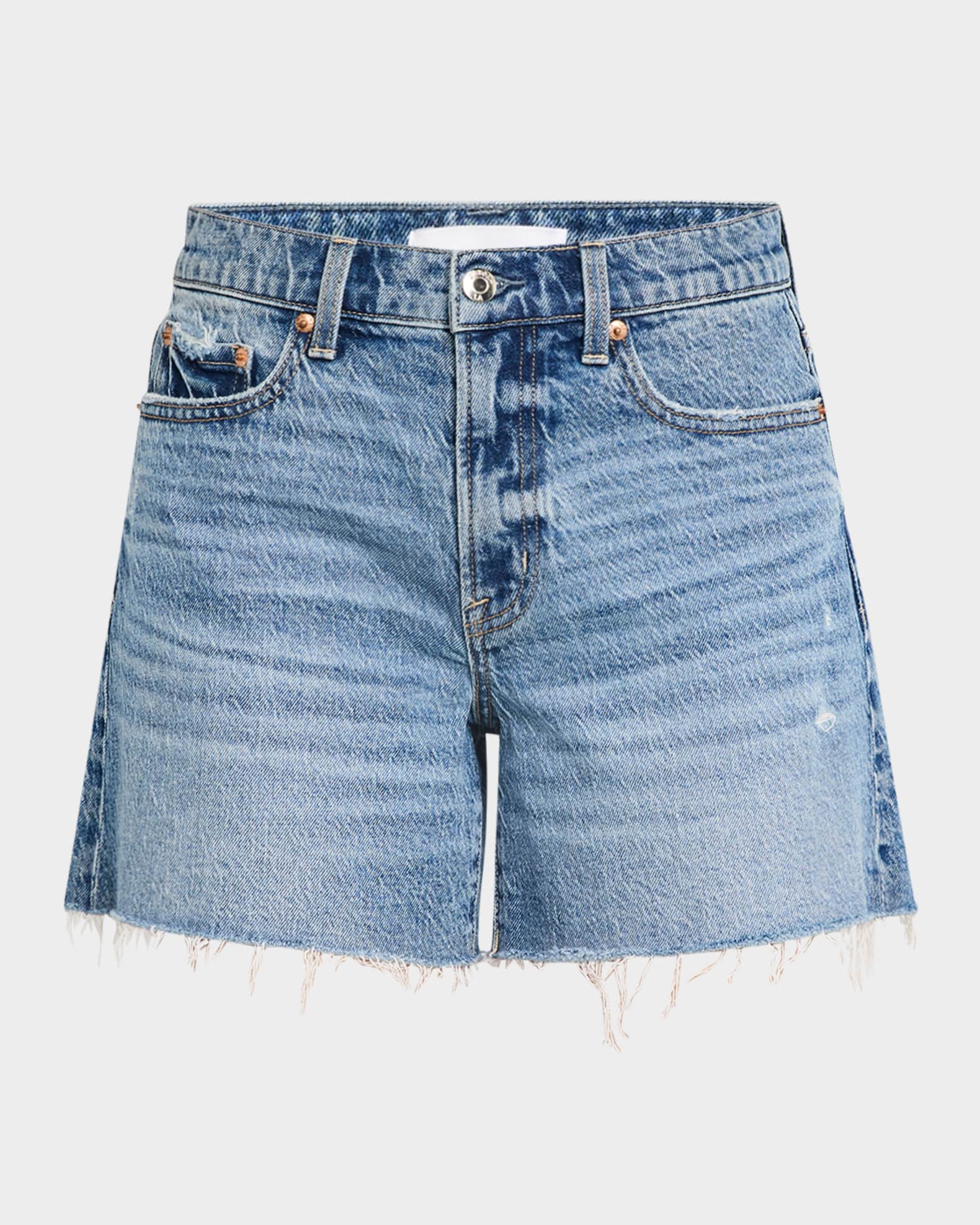 Kennedy Cut-Off Denim Shorts 0