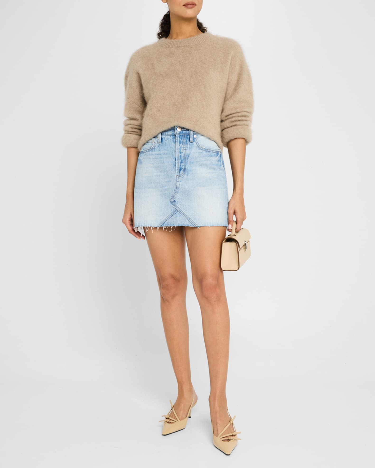 Kat Denim Mini Skirt 1