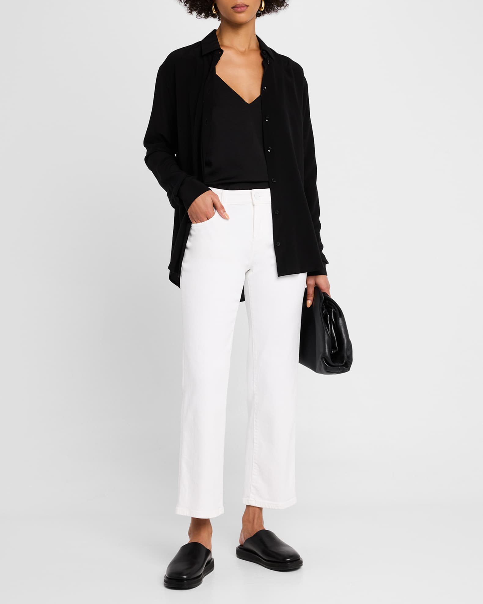 Calie Straight Ankle Jeans 1