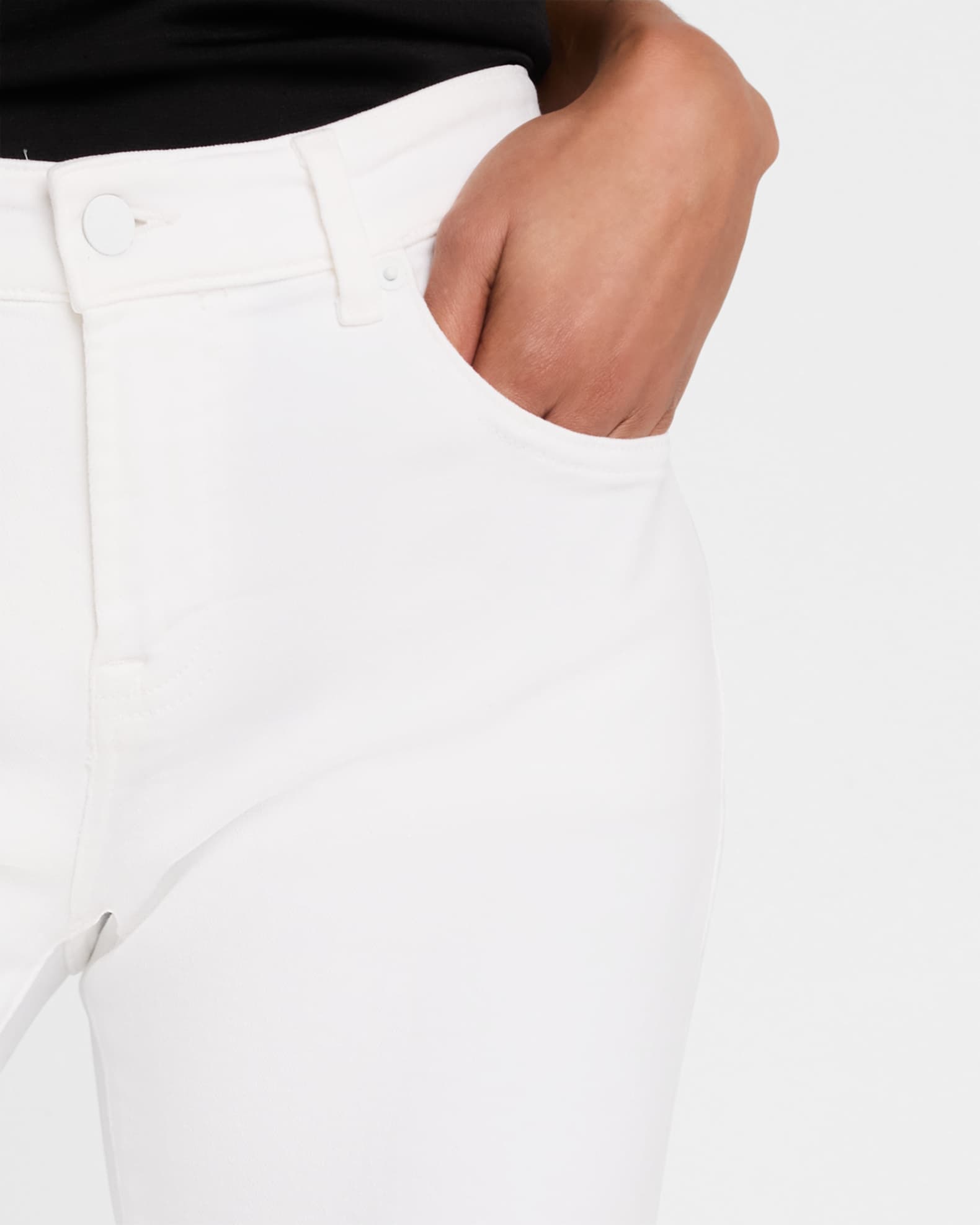 7 For All Mankind dames Jeans Calie Straight Bottomline