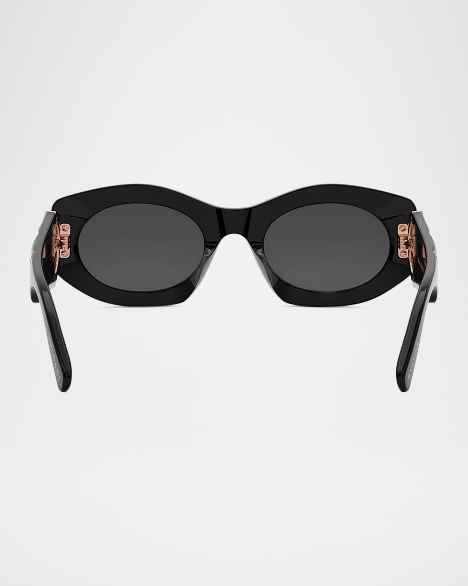 サングラス Bvlgari Bvlgari - BV40049I - 01A - BLACK Bvlgari Calla BV40049I Oval Sunglasses | Fashion Eyewear