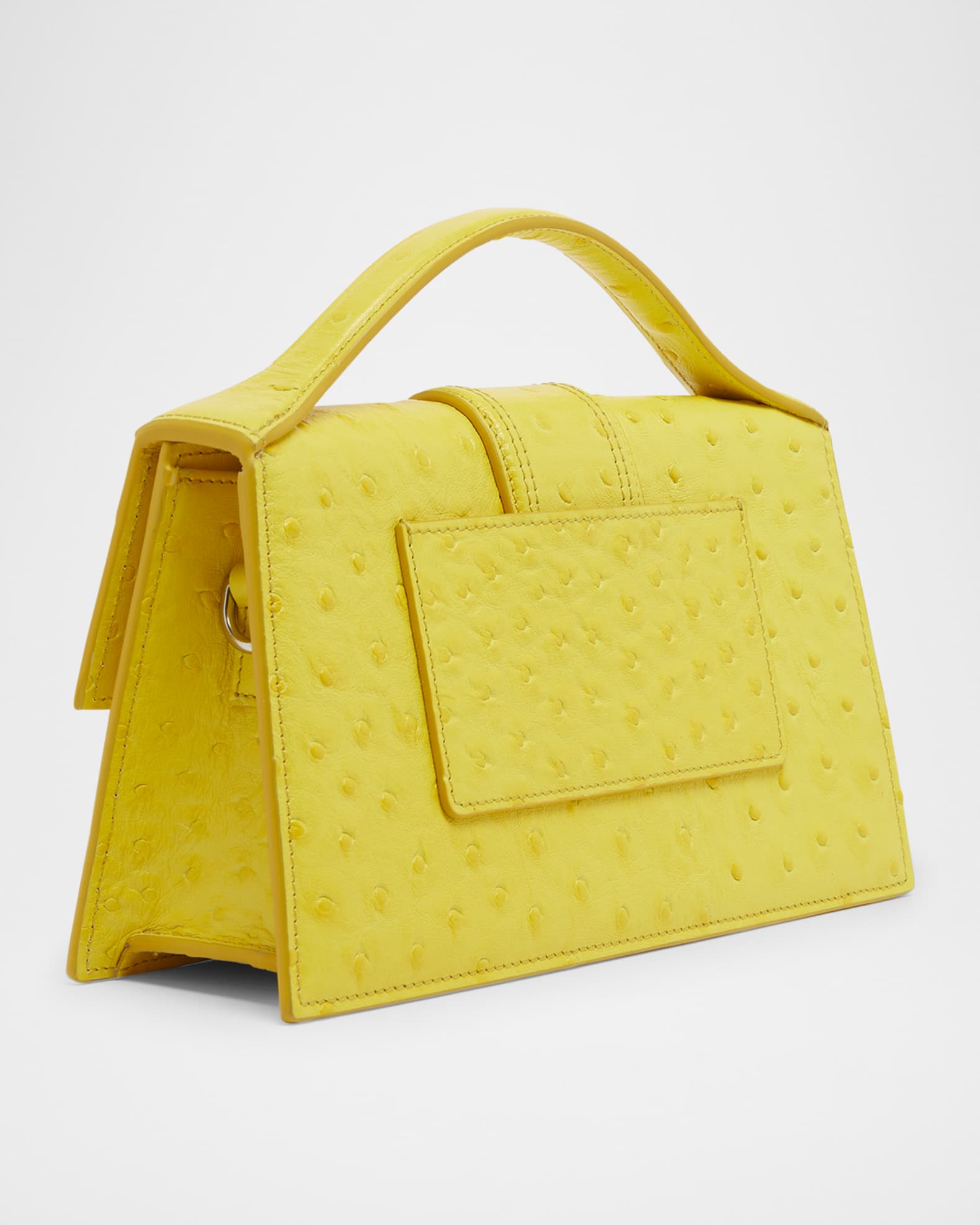 商品画像：Chiquito long leather crossbody bag Jacquemus Pink in 3