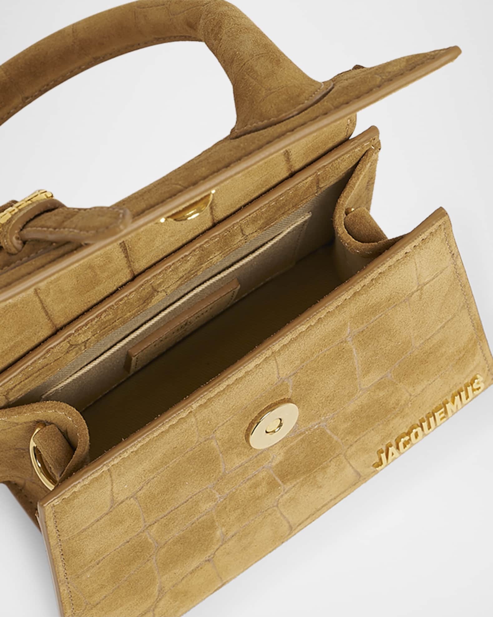 【送料&関税込】Jacquemus Chiquito Suede Bag Jacquemus Chiquito Bag In Yellow Suede. Comes with receipt