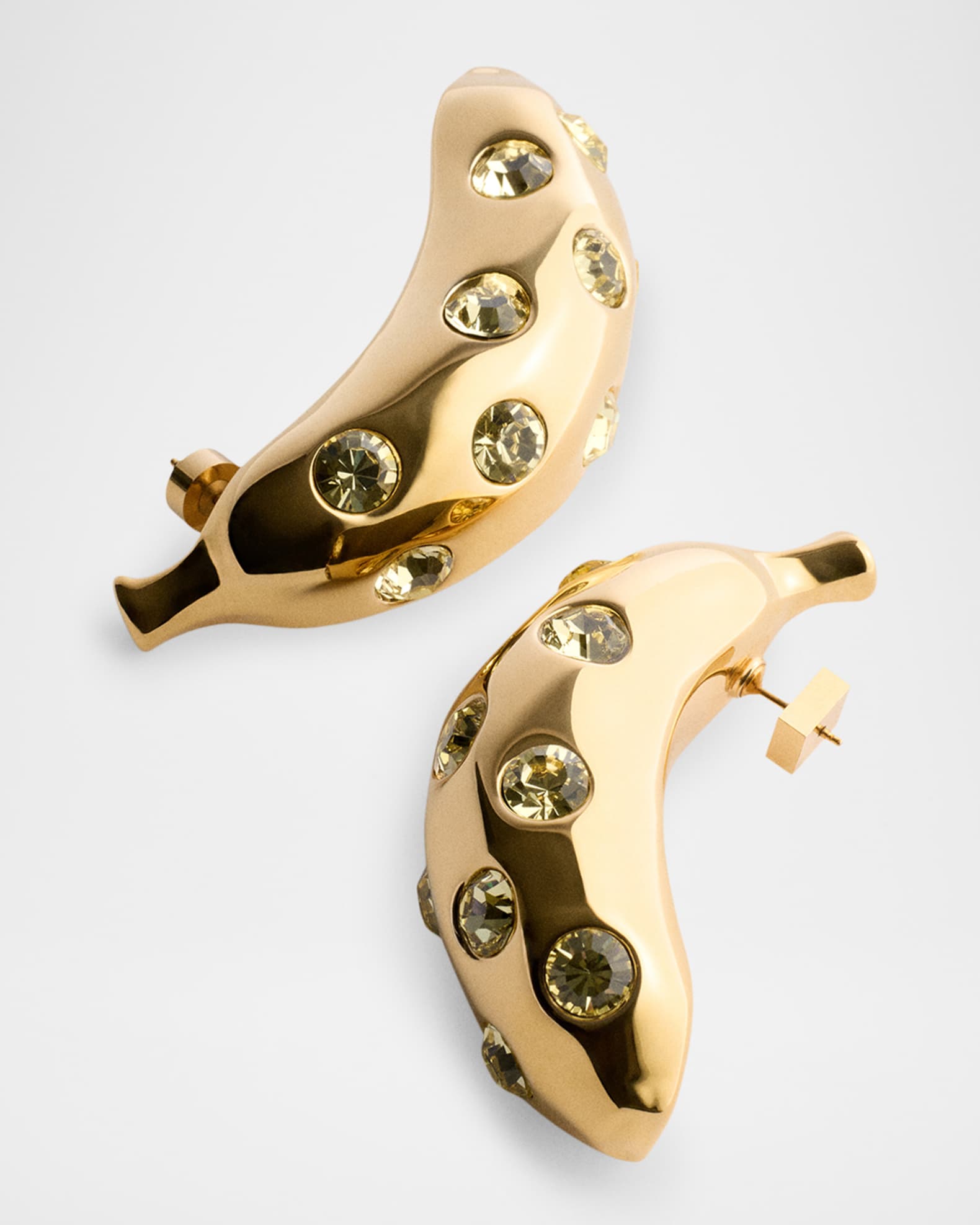 アクセサリーその他 JACQUEMUS WOMEN Les Boucles Bananes Earrings Gold/Yellow Jacquemus Les Boucles Bananes Earrings | Neiman Marcus