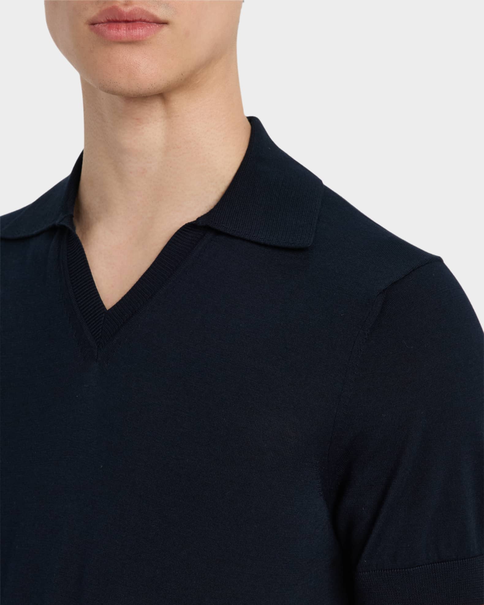 Dunhill Sport Polo Abstract Vintage Long Sleeve Casual Golf