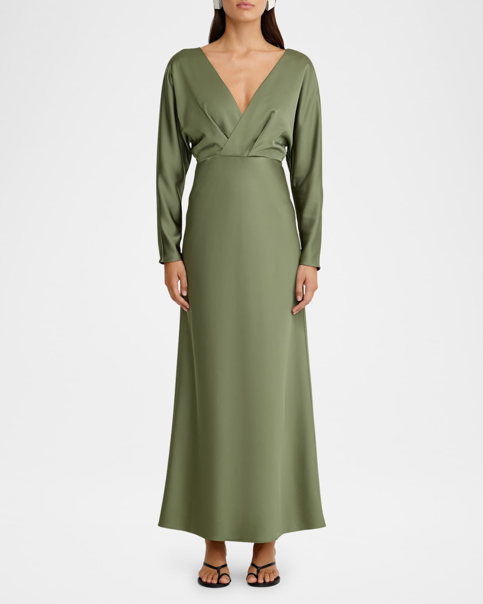 Significant Other Lucile Long Sleeve Low Back Maxi Dress Neiman Marcus