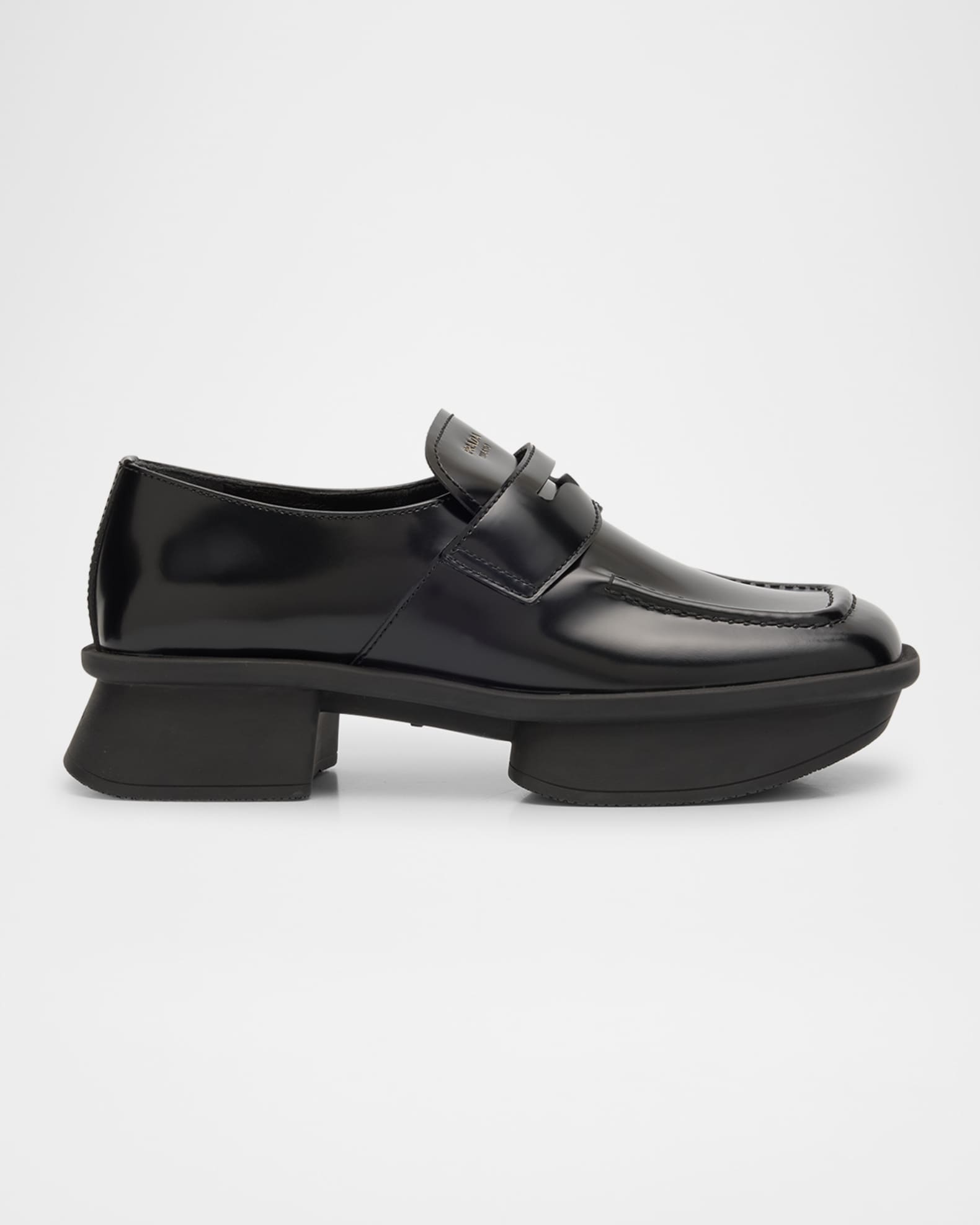 Re-Edition Brushed Leather Penny Loafers 0