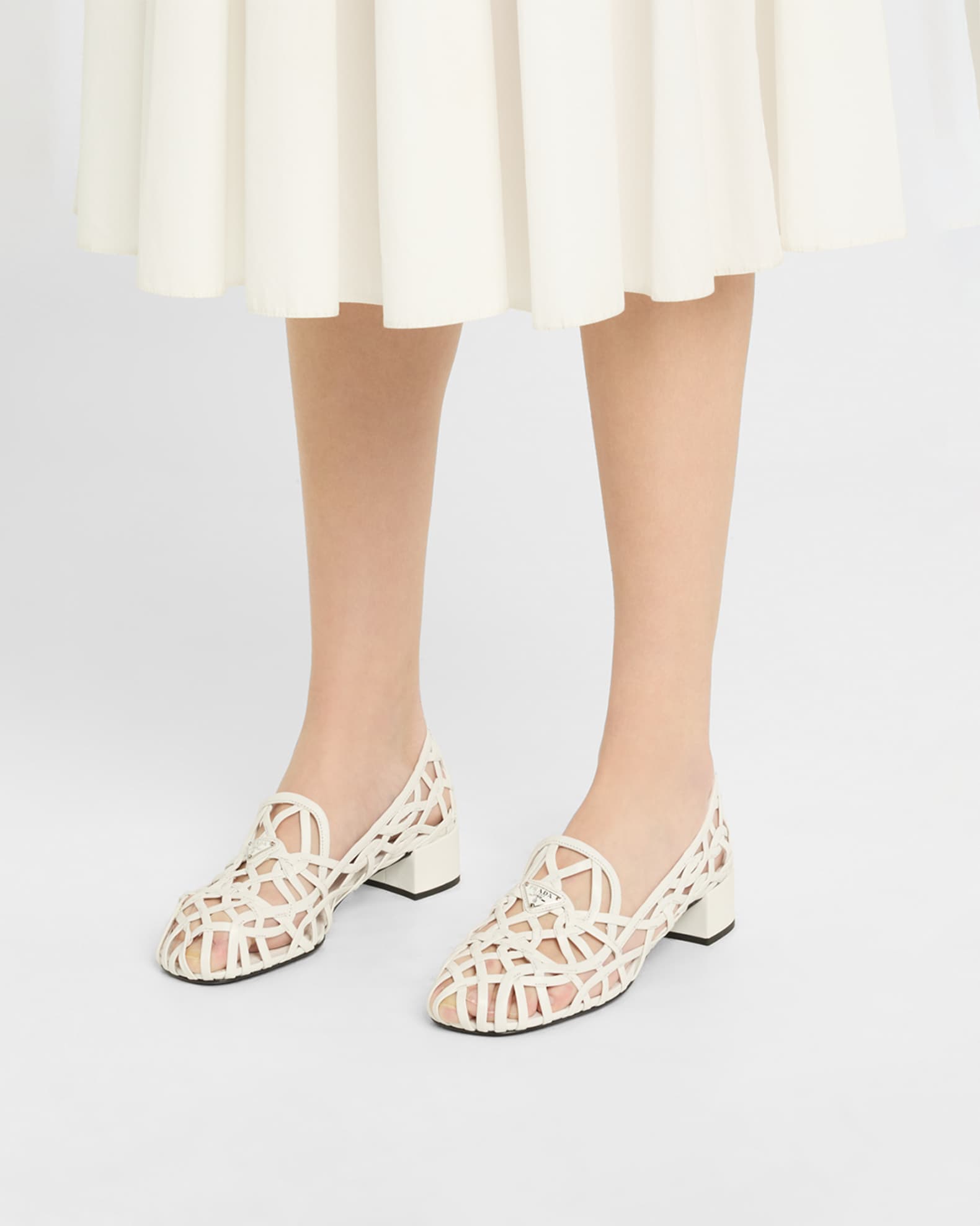Modellerie Napa Leather Cutout Pumps 1