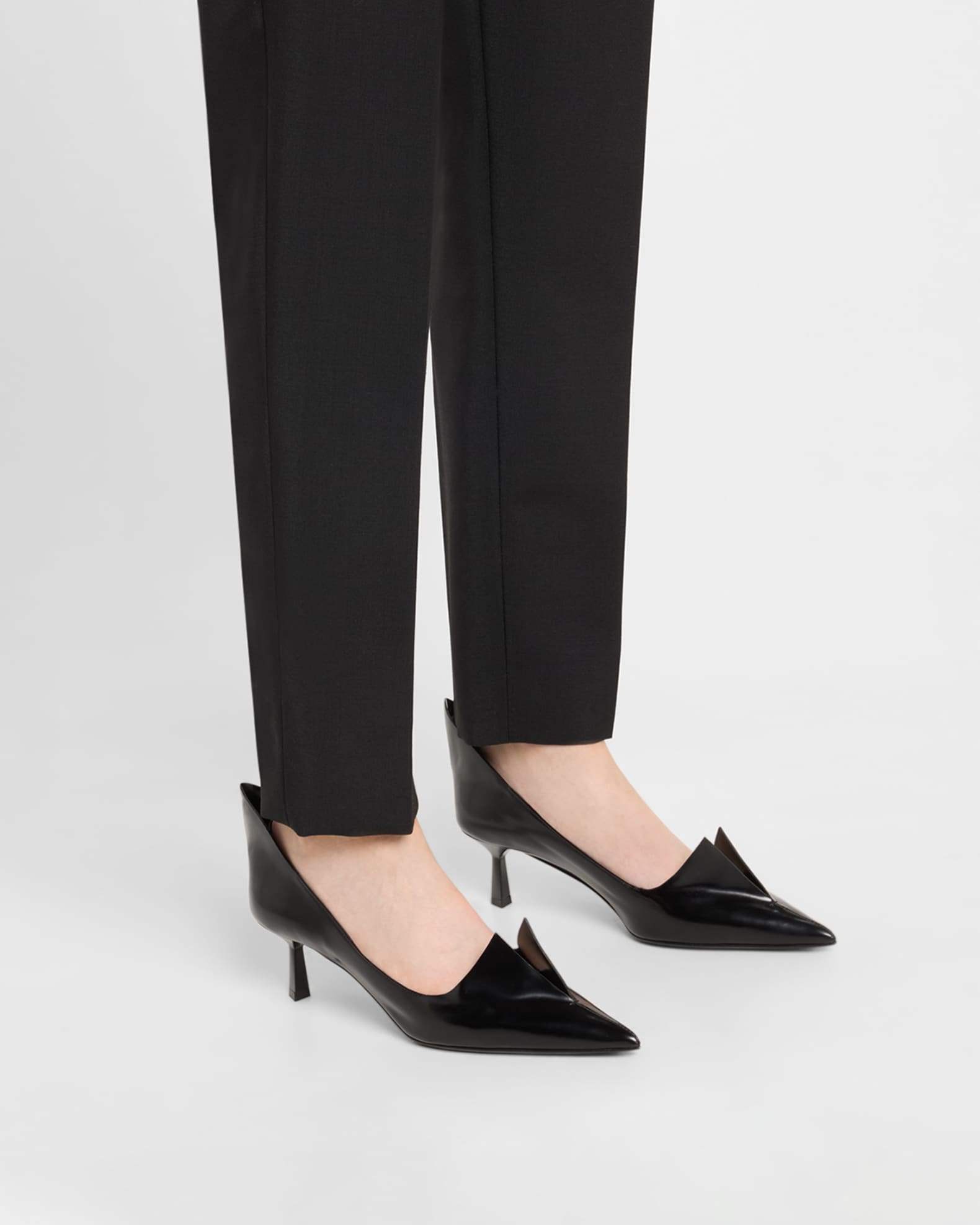 Modellerie Spiked Leather Pumps 1
