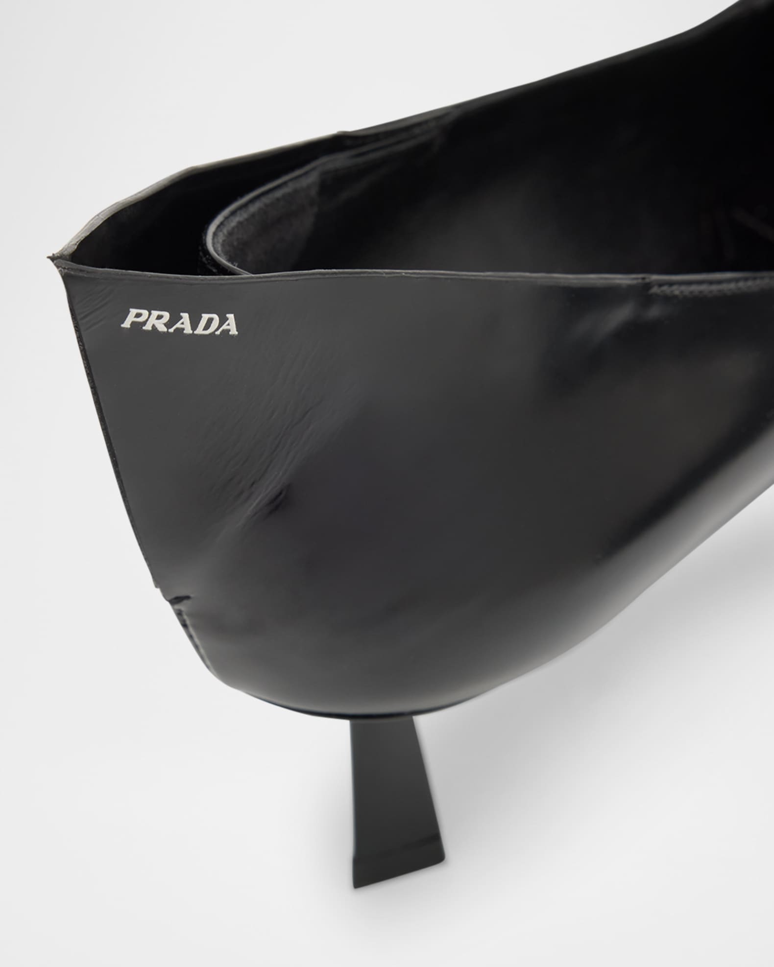 Prada Modellerie Spiked Leather Pumps | Neiman Marcus