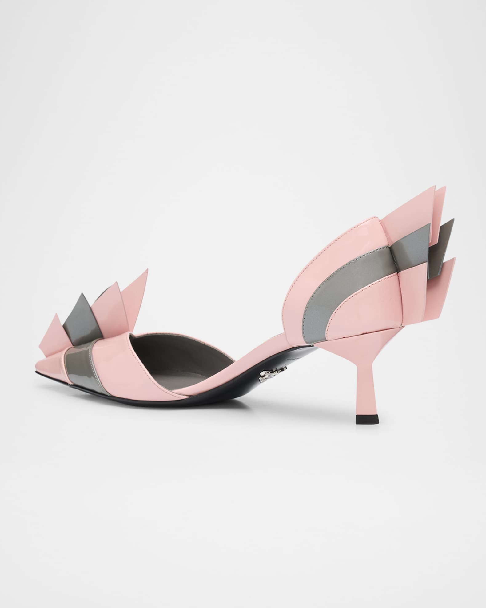Modellerie d'Orsay Spike Bicolor Leather Pumps 1
