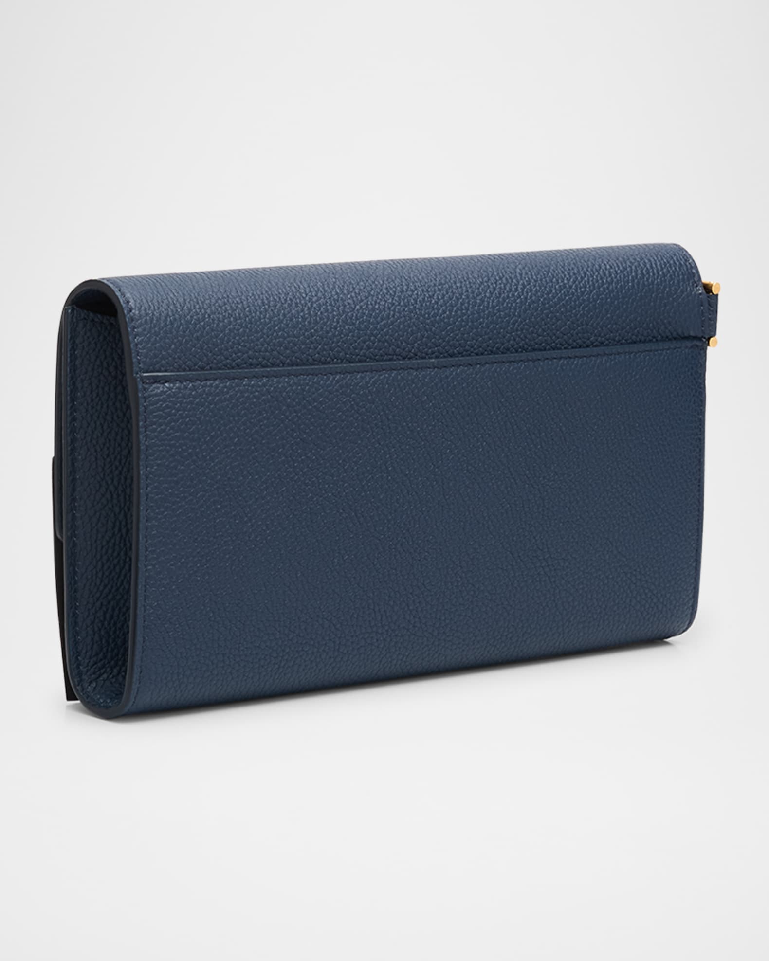 Tara Flap Pouch Wristlet in Grain Leather | Neiman Marcus
