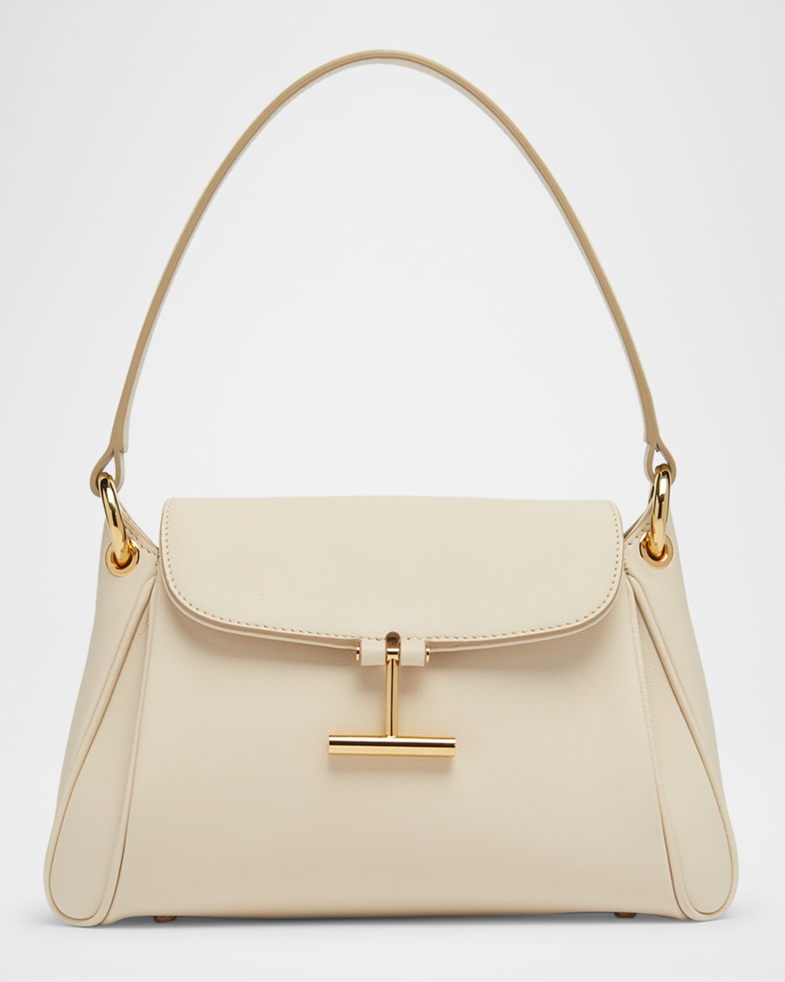Tara Small Shoulder Bag in Grain Leather  0