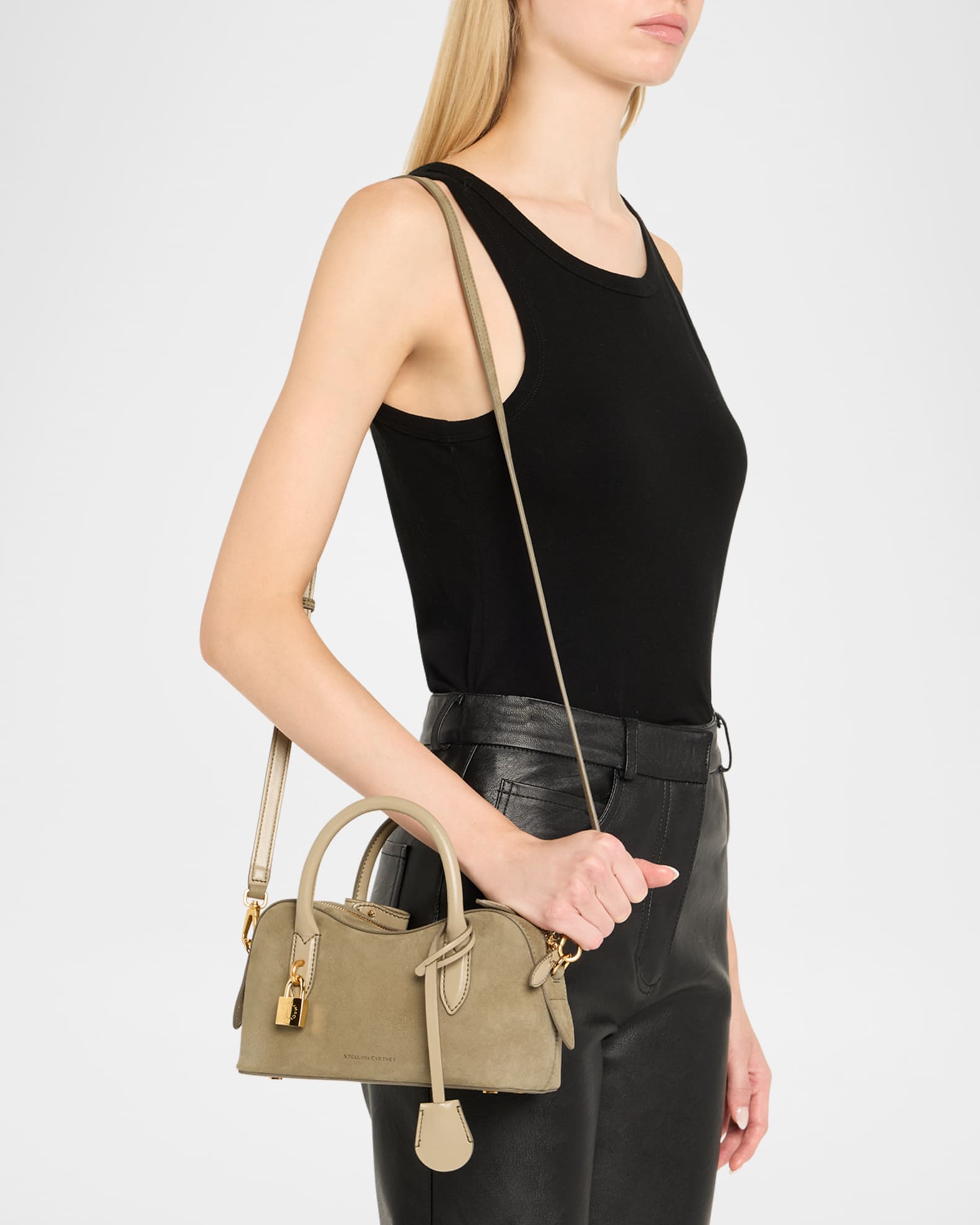 Ryder Vegan Suede Top-Handle Bag 1