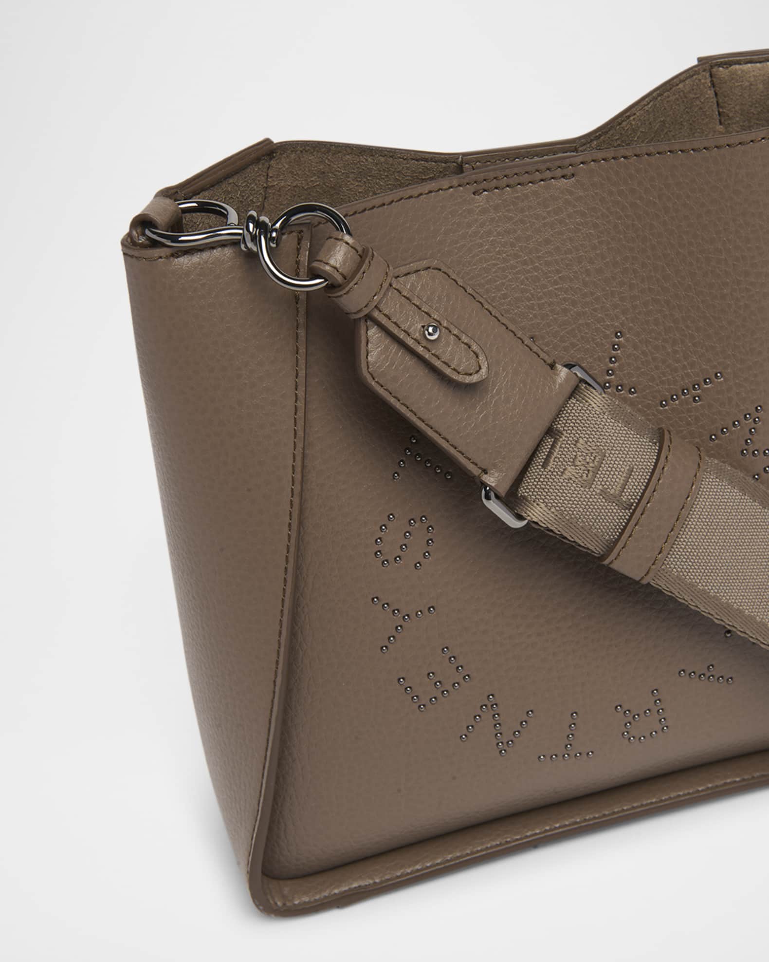 【Stella McCartney】Crossbody Bag Eco Abaca ★関税送料込み Stella McCartney Mini Studded Logo Crossbody Bag in Eco