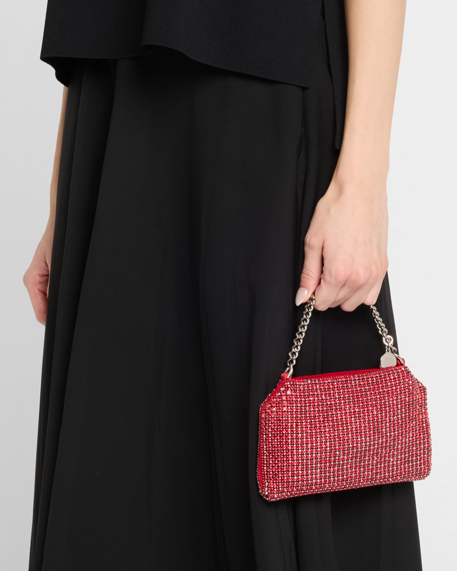 Falabella Crystal Mesh Shoulder Bag 1