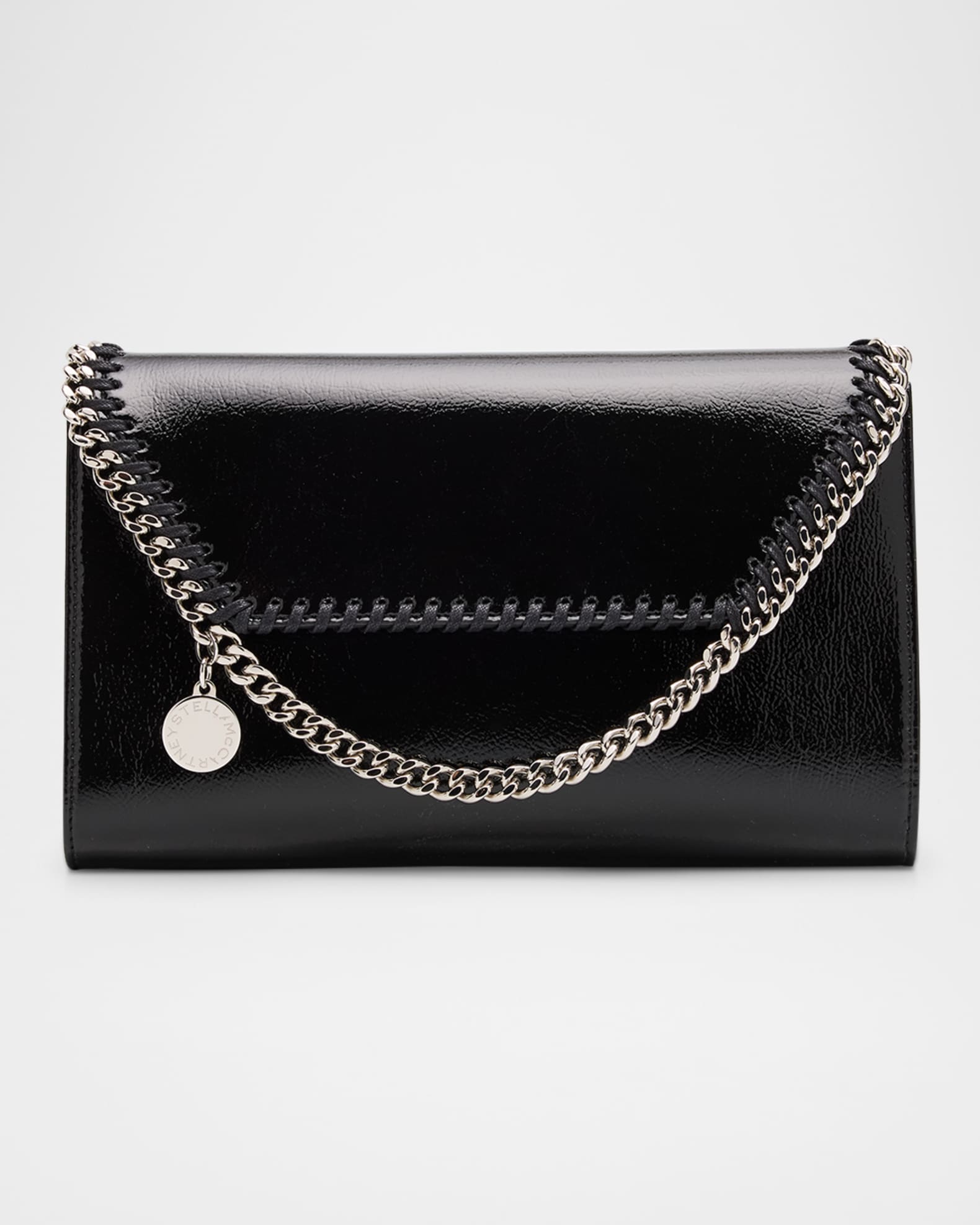 Falabella Vegan Leather Wallet on Chain  0