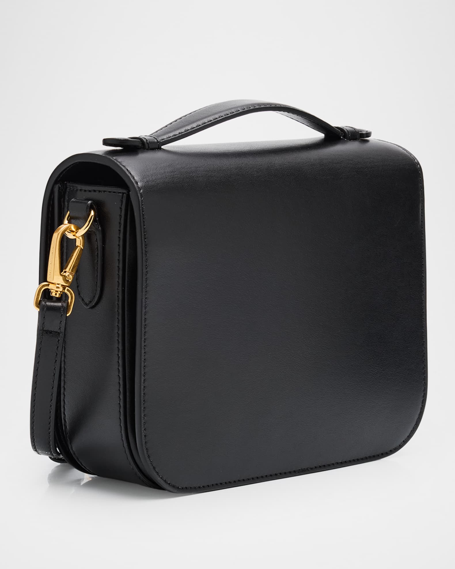 Stella McCartney Logo Perforated Foldover Top Crossbody Bag