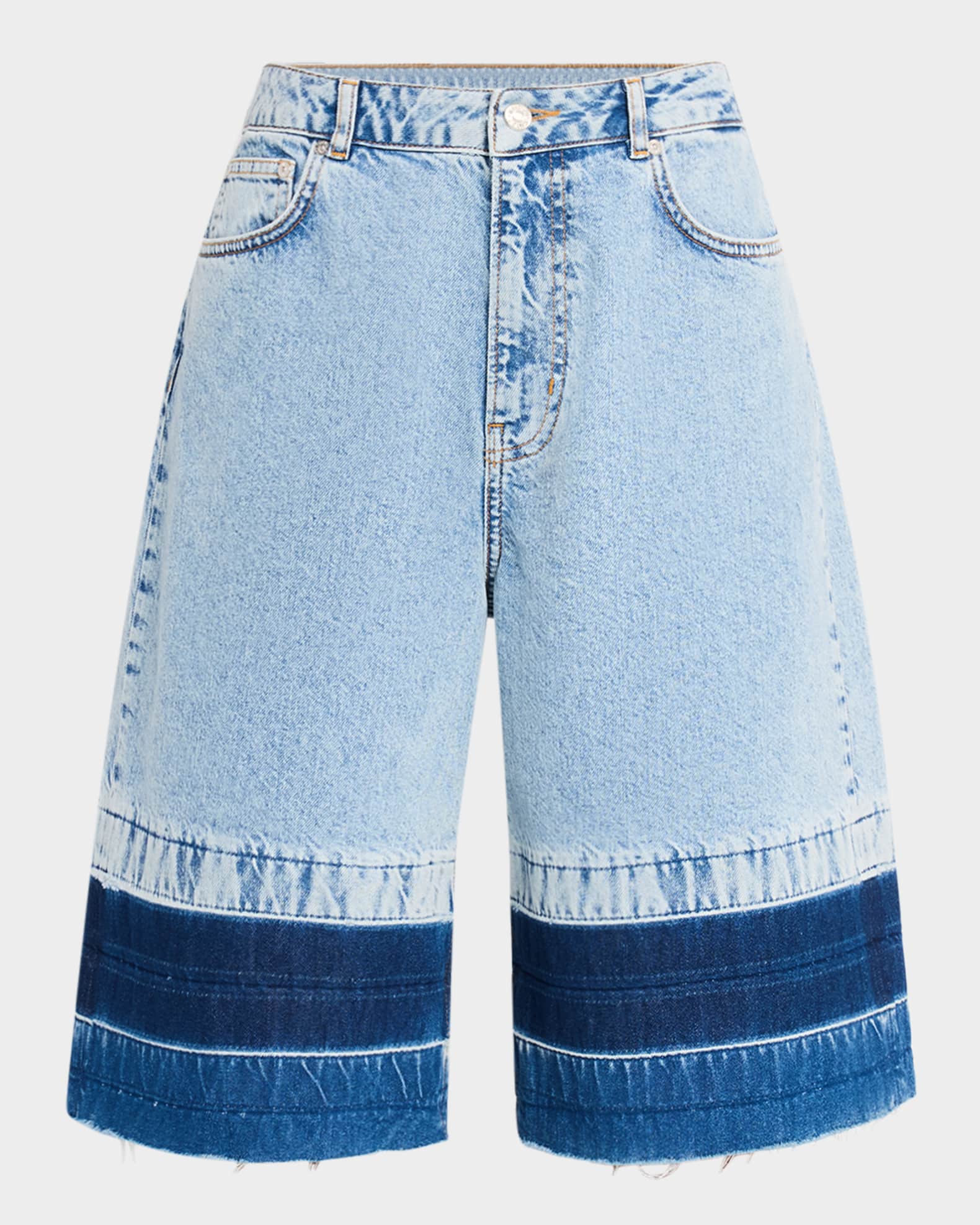 Denim Culotte Pants 0