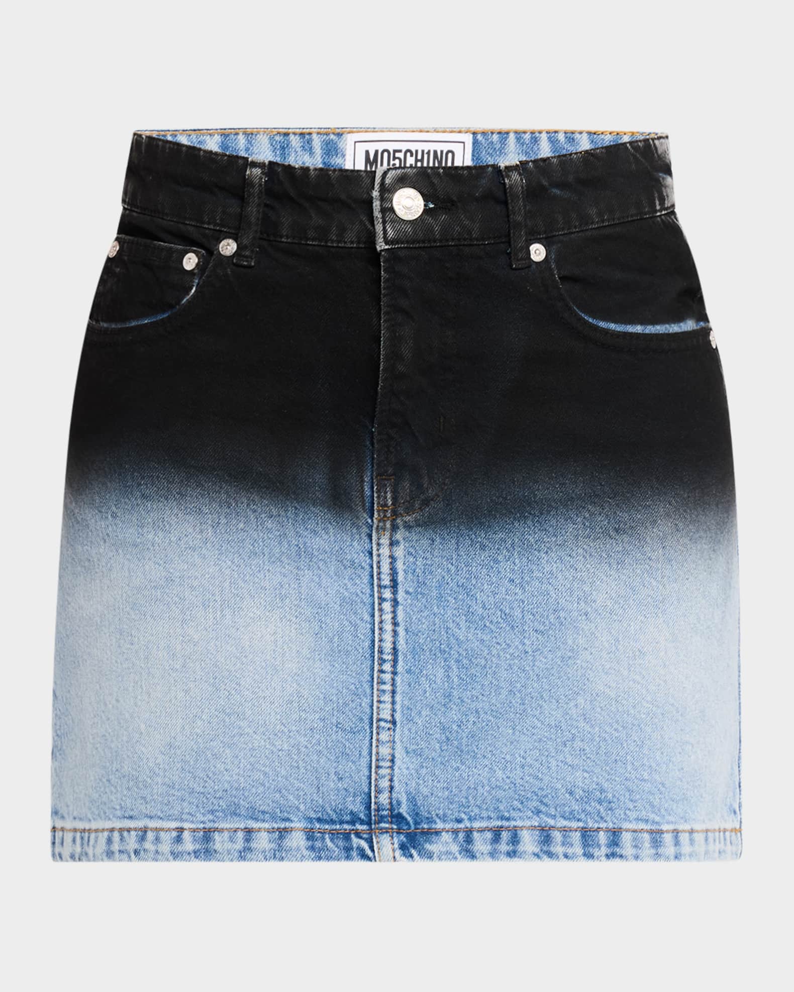 Denim Shadow Mini Skirt