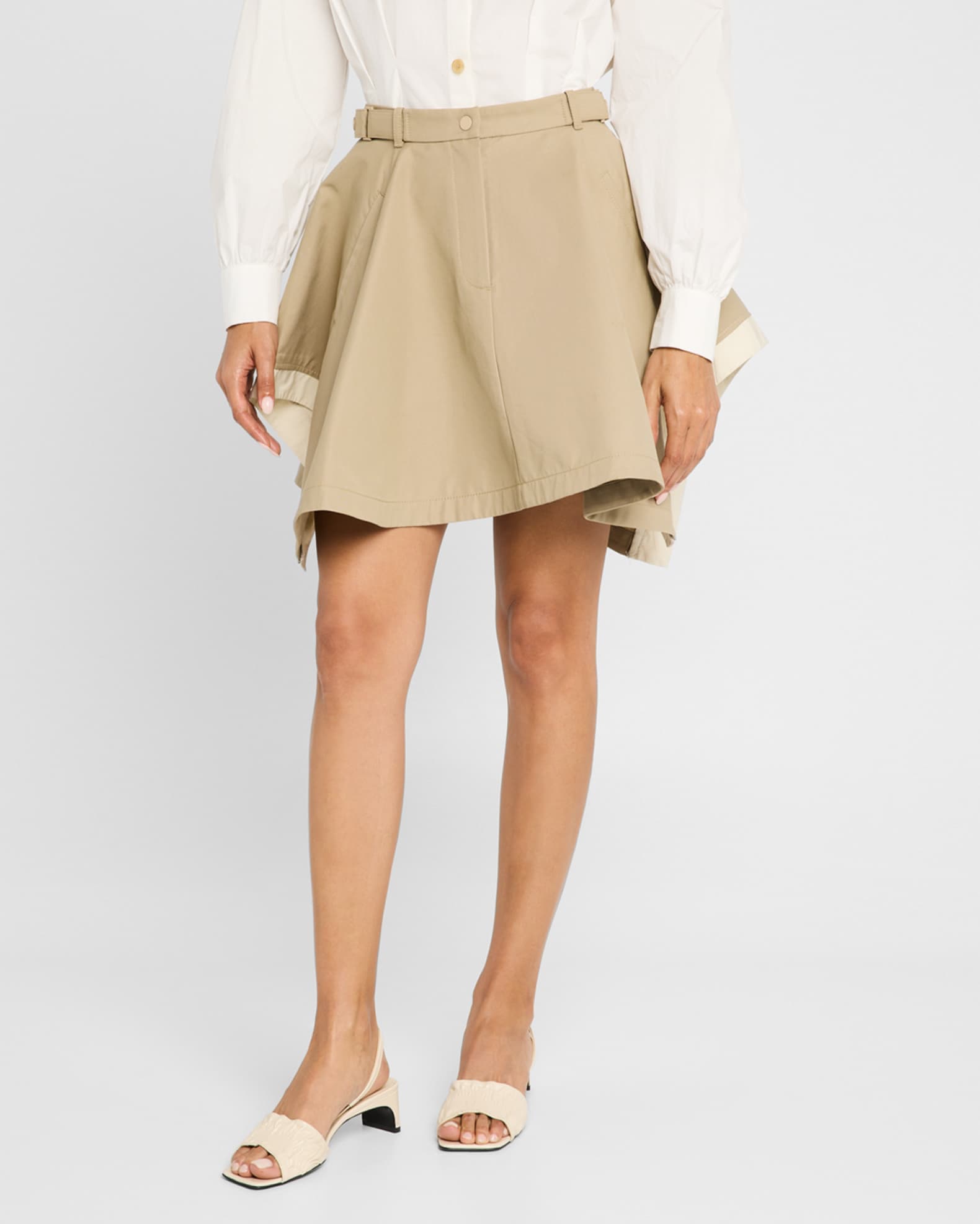 Phillip Lim Flounce Mini Skirt Neiman Marcus
