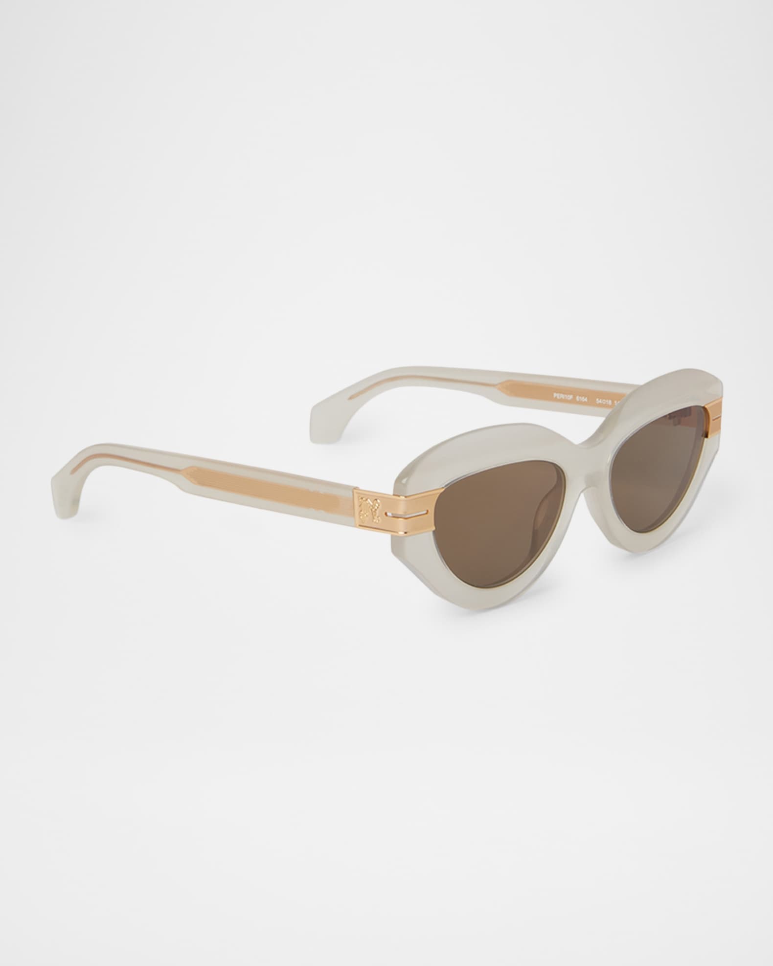 Men's Miracle Acetate and Metal Cat-Eye Sunglasses 1