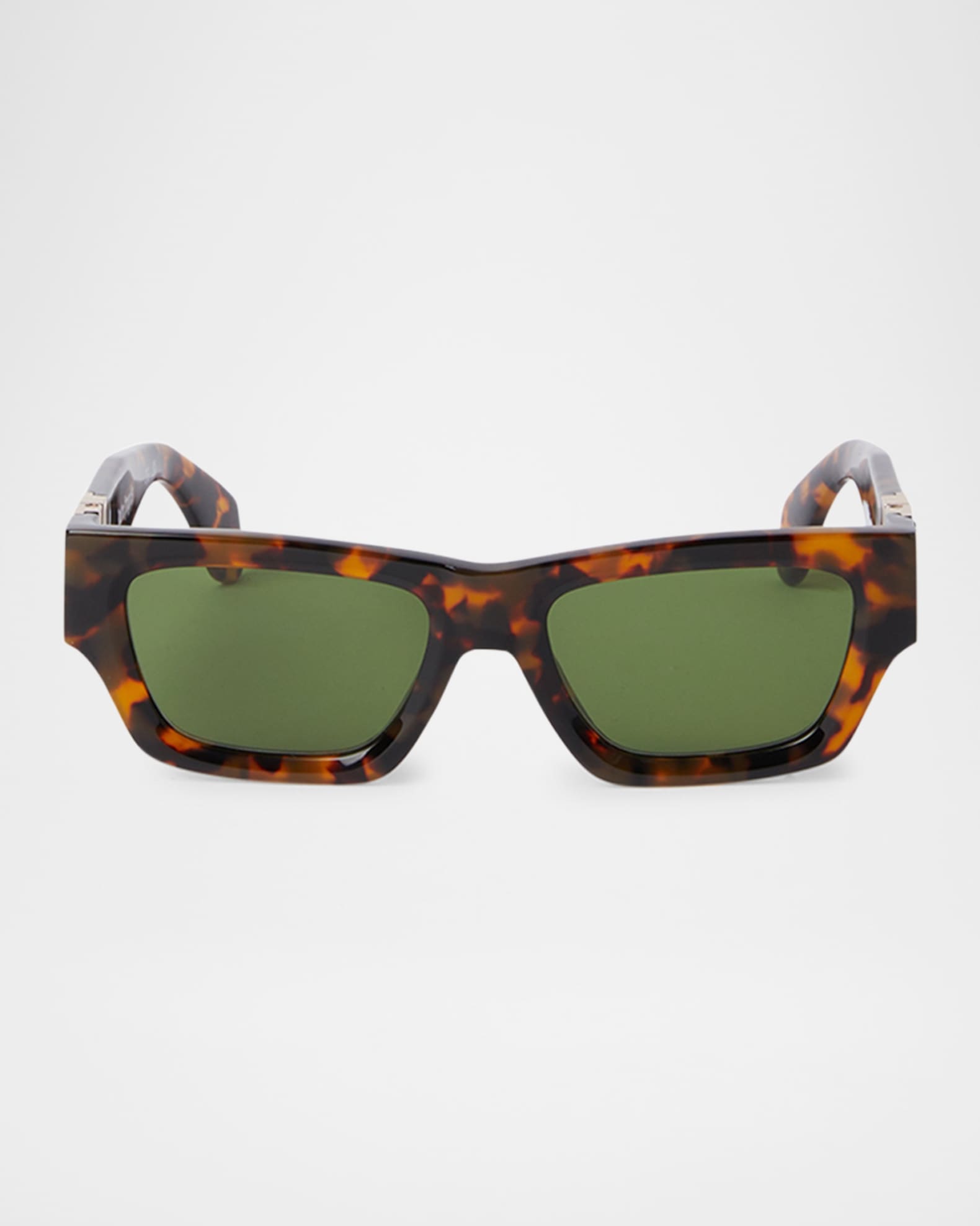 Men's Magnolia Acetate and Metal Rectangle Sunglasses 0