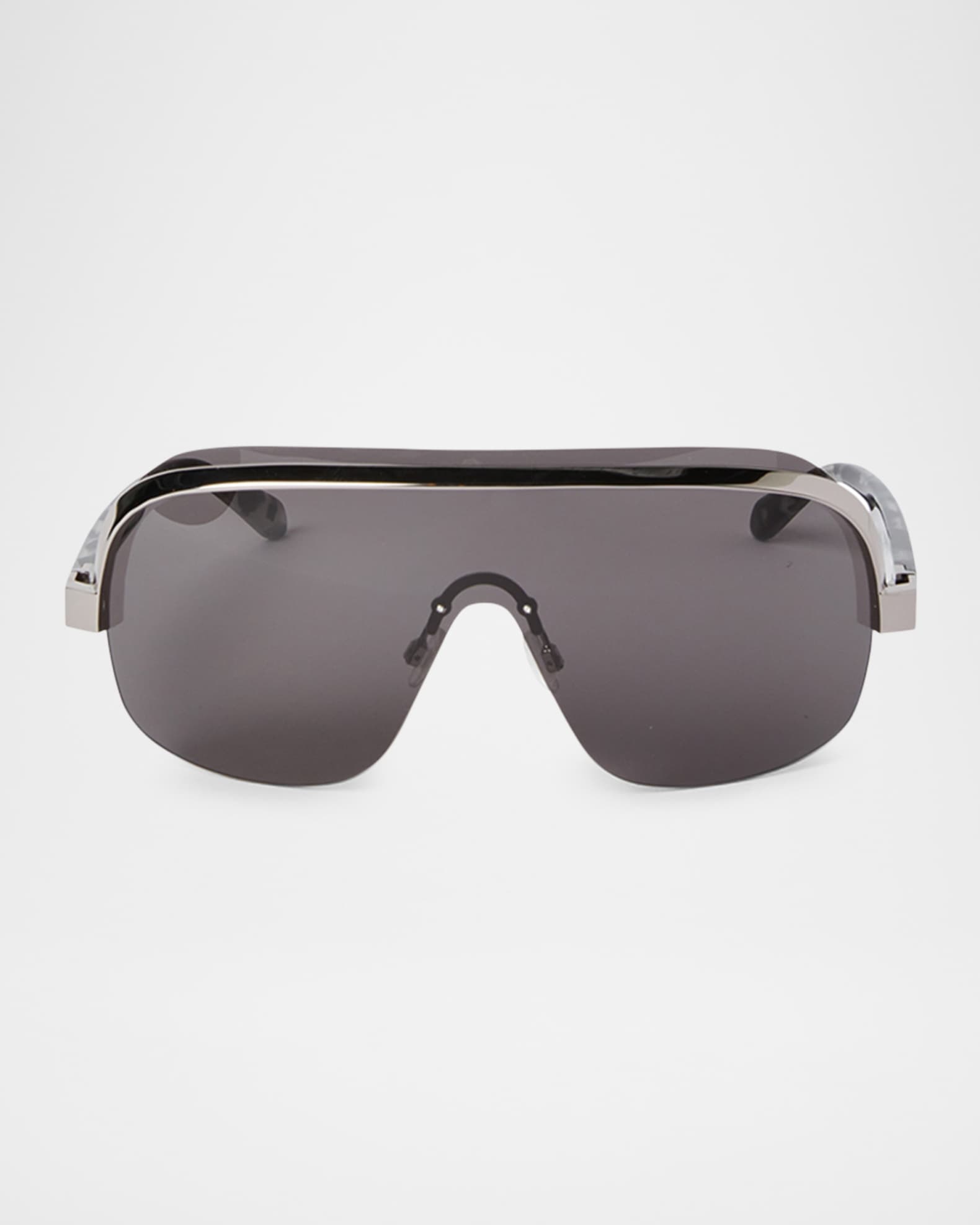 Men's King Acetate and Metal Shield Sunglasses 0